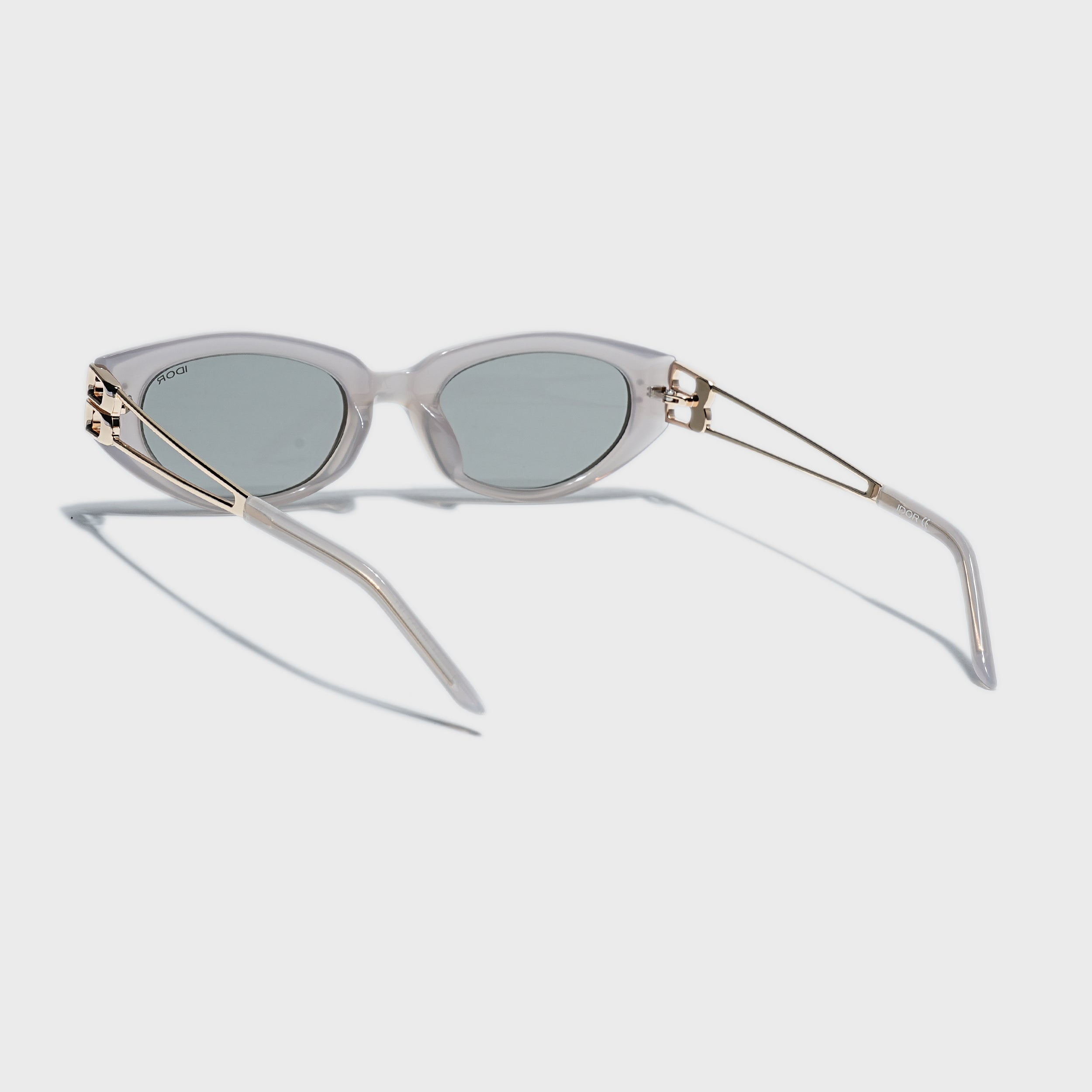 IDOR Premium Metal + Acetate High Quality Sunglass for Unisex | IDOR-9169
