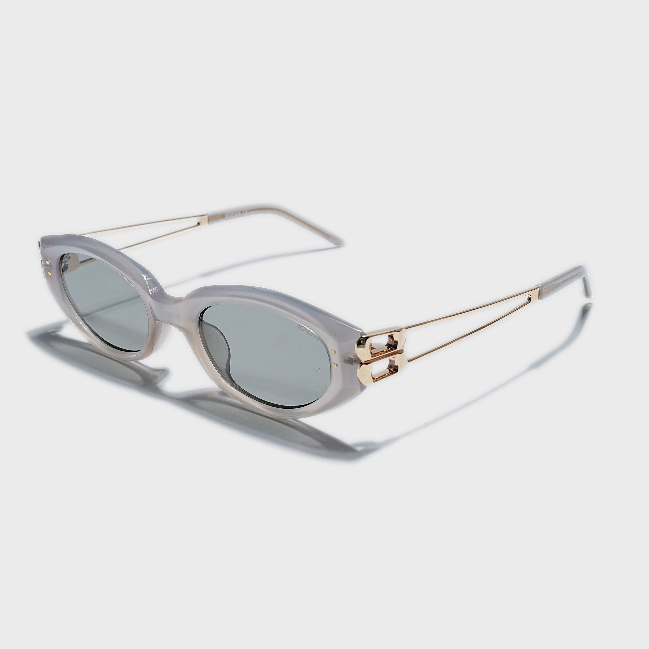 IDOR Premium Metal + Acetate High Quality Sunglass for Unisex | IDOR-9169