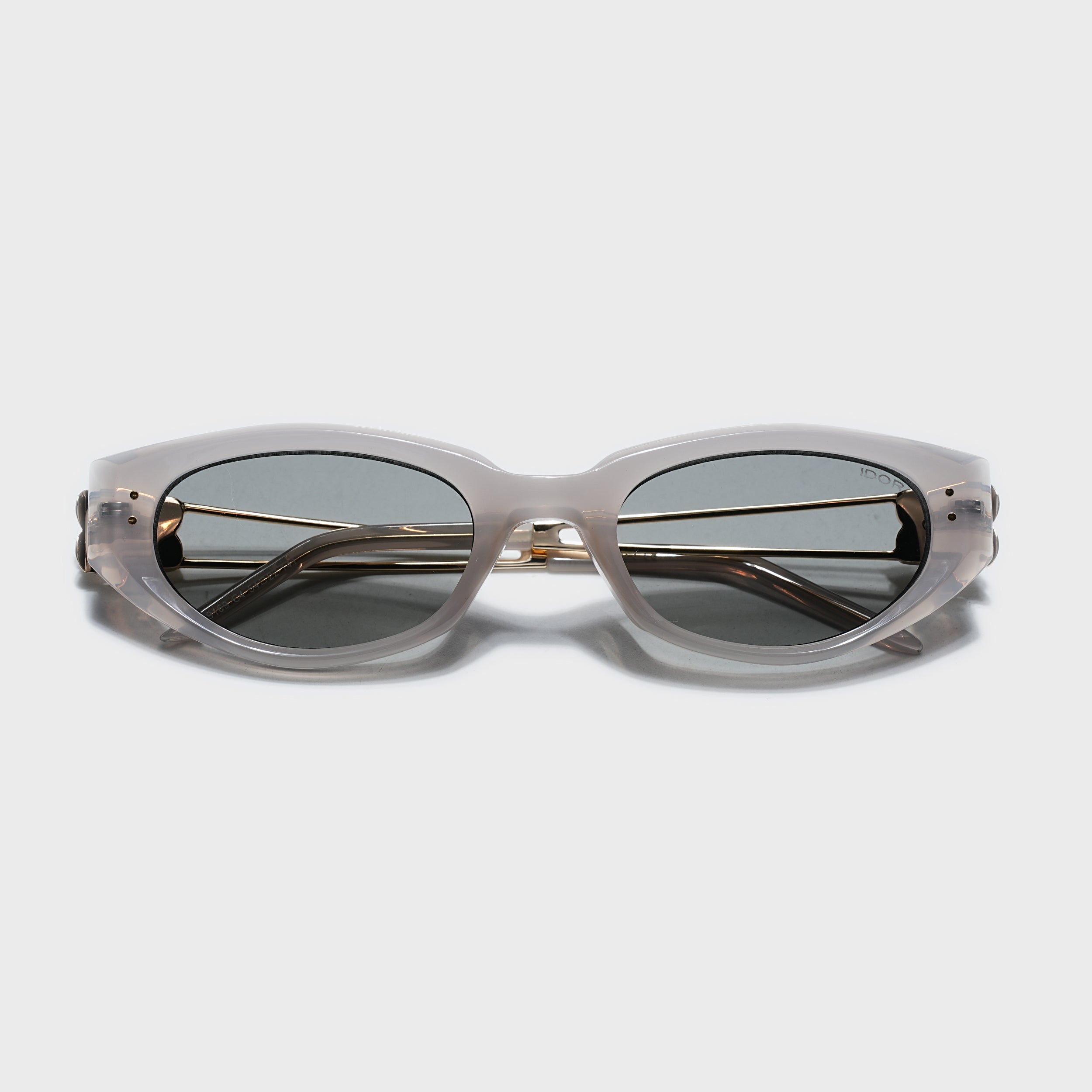IDOR Premium Metal + Acetate High Quality Sunglass for Unisex | IDOR-9169