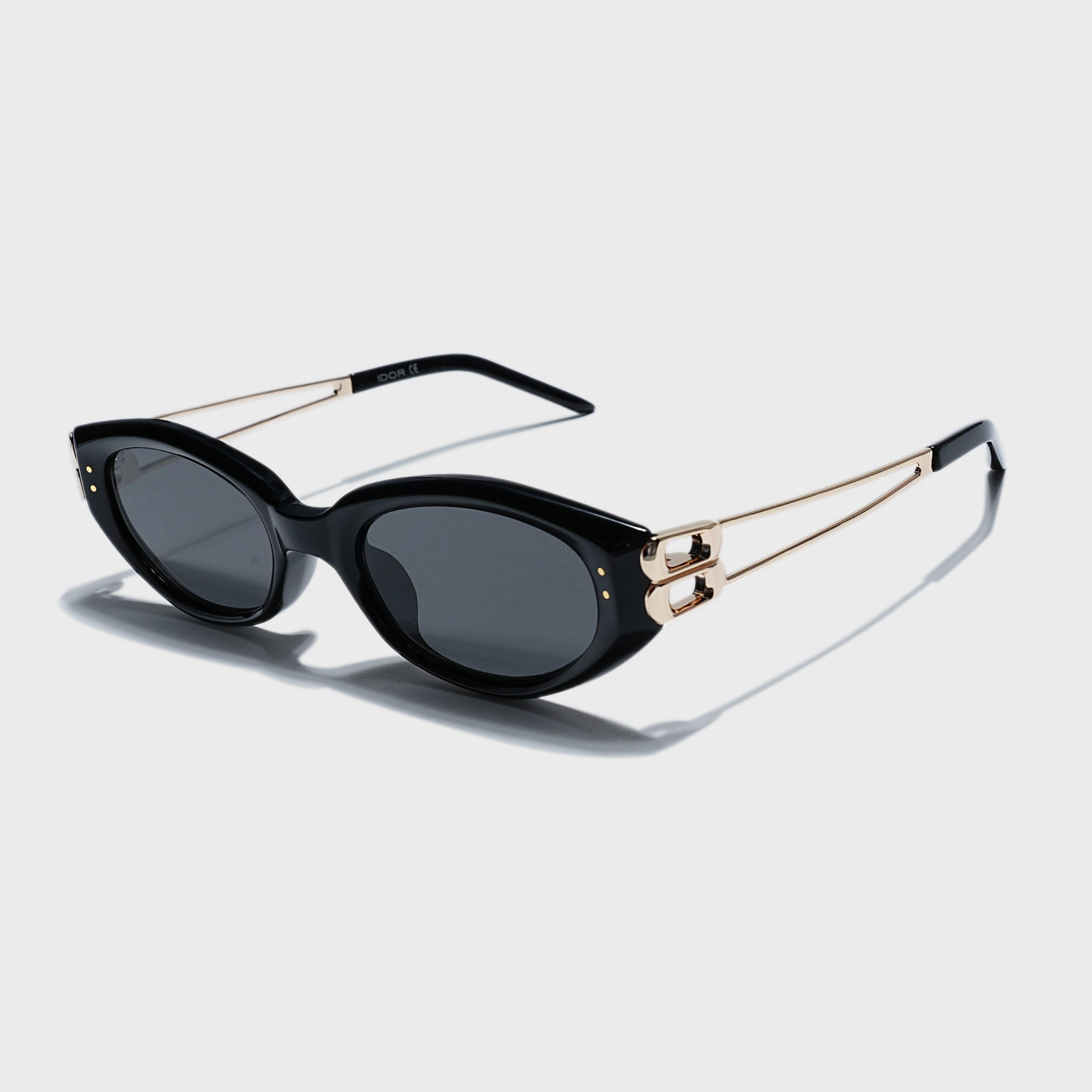IDOR Premium Metal + Acetate High Quality Sunglass for Unisex | IDOR-9169