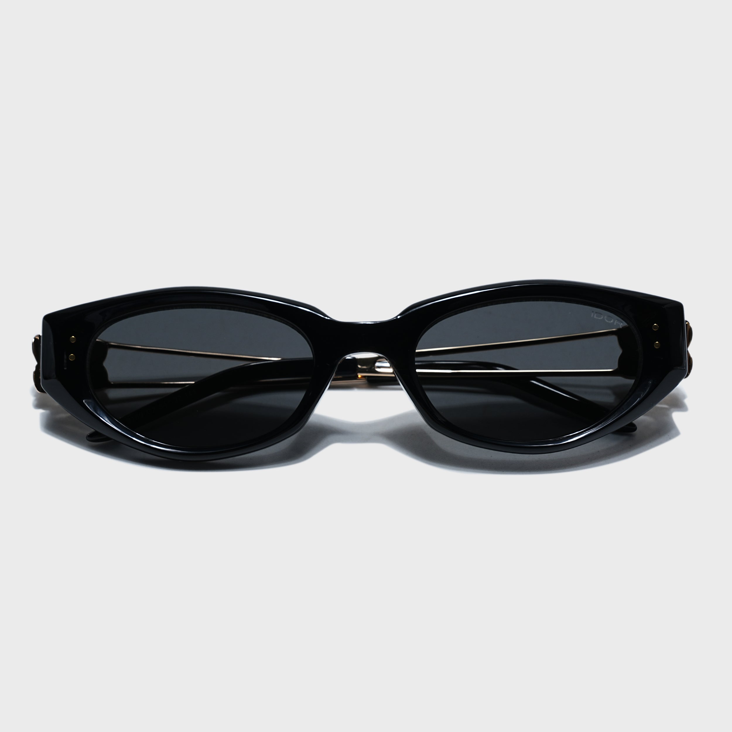 IDOR Premium Metal + Acetate High Quality Sunglass for Unisex | IDOR-9169