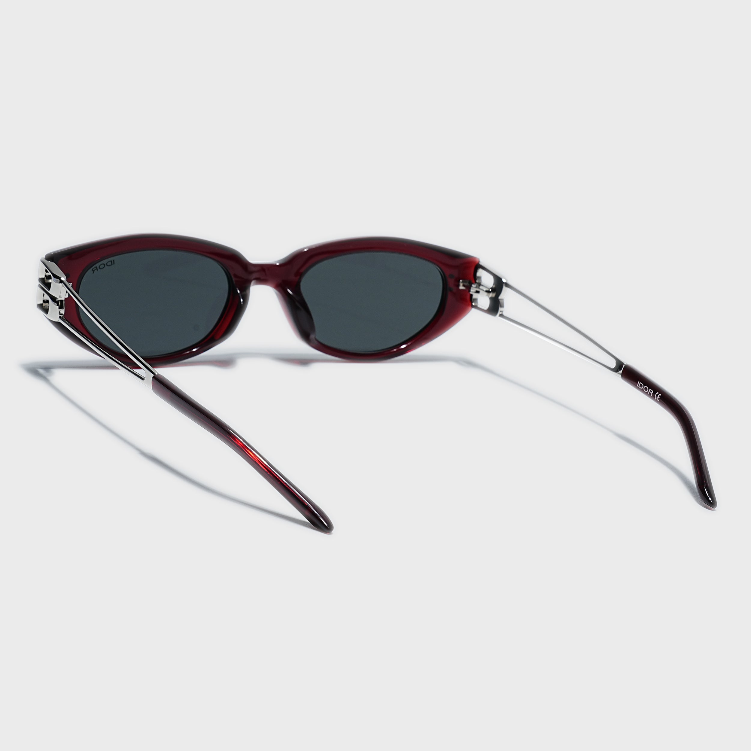 IDOR Premium Metal + Acetate High Quality Sunglass for Unisex | IDOR-9169