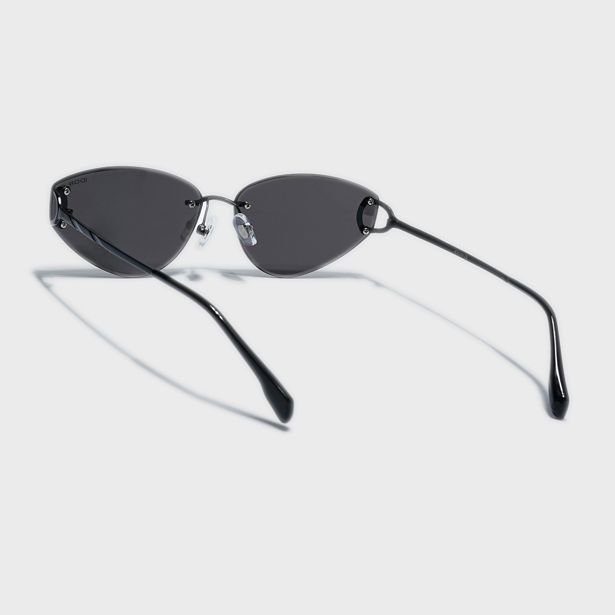IDOR Premium Metal High Quality Sunglass for Unisex | IDOR-7300