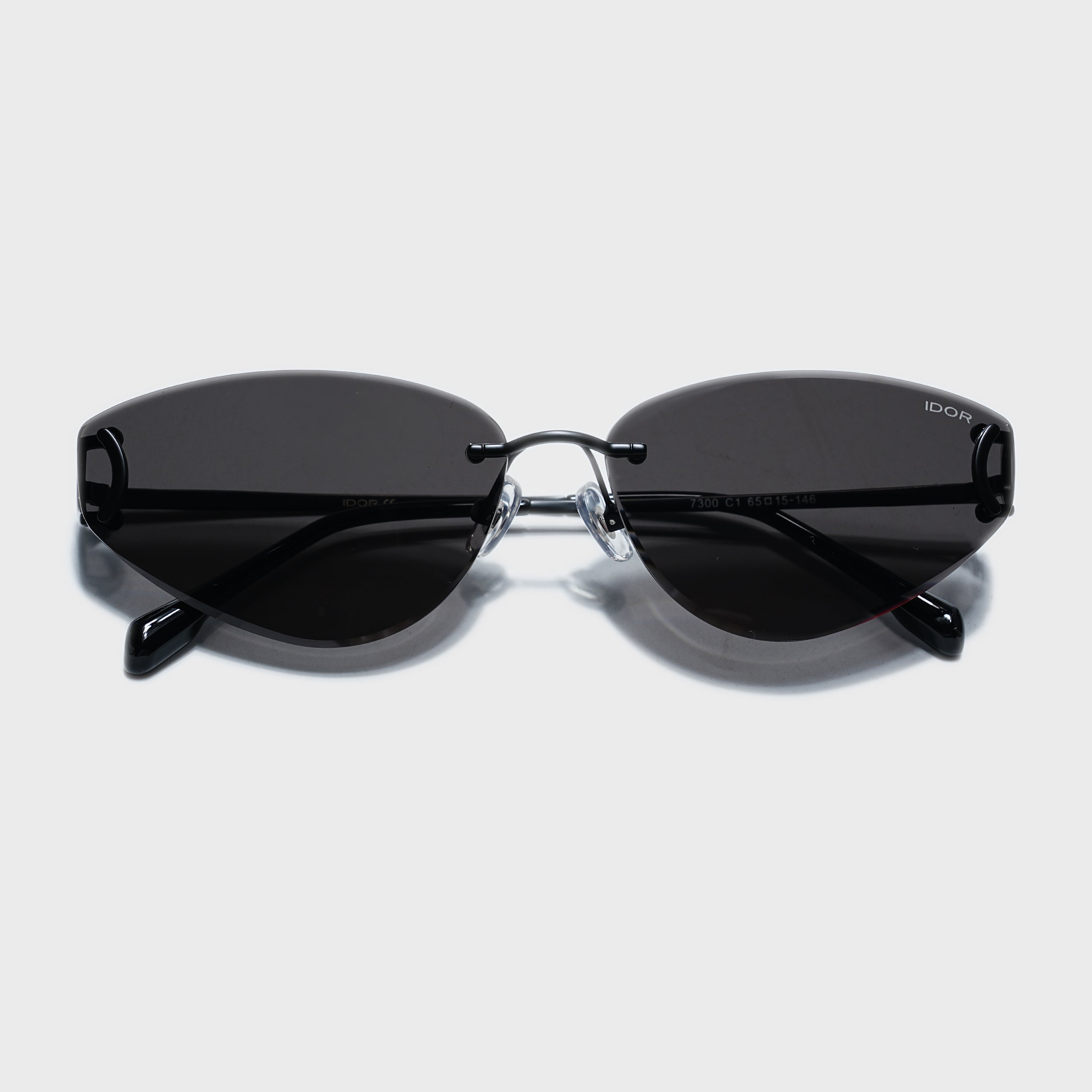 IDOR Premium Metal High Quality Sunglass for Unisex | IDOR-7300