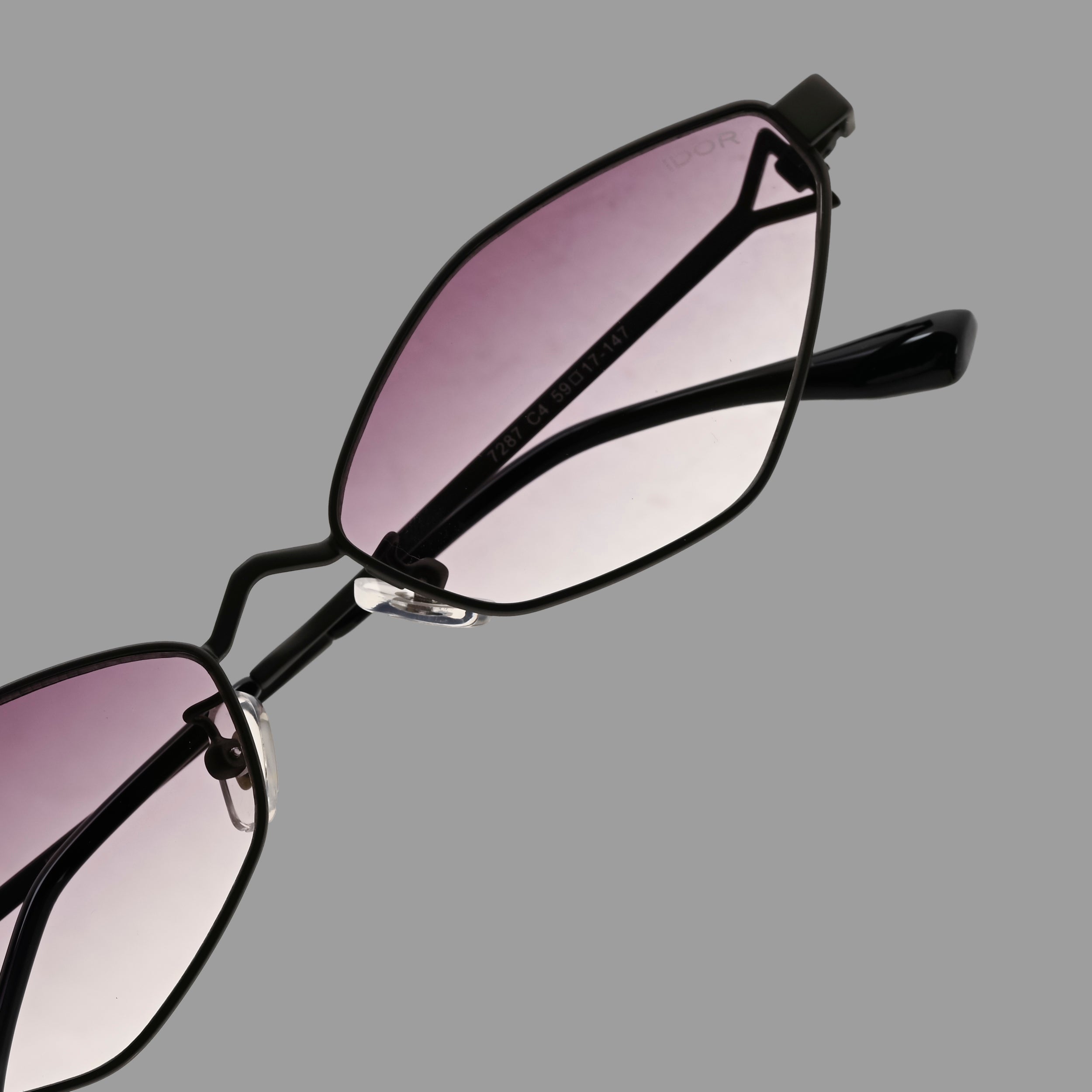 IDOR Premium Metal High Quality Sunglass for Unisex | IDOR-7287