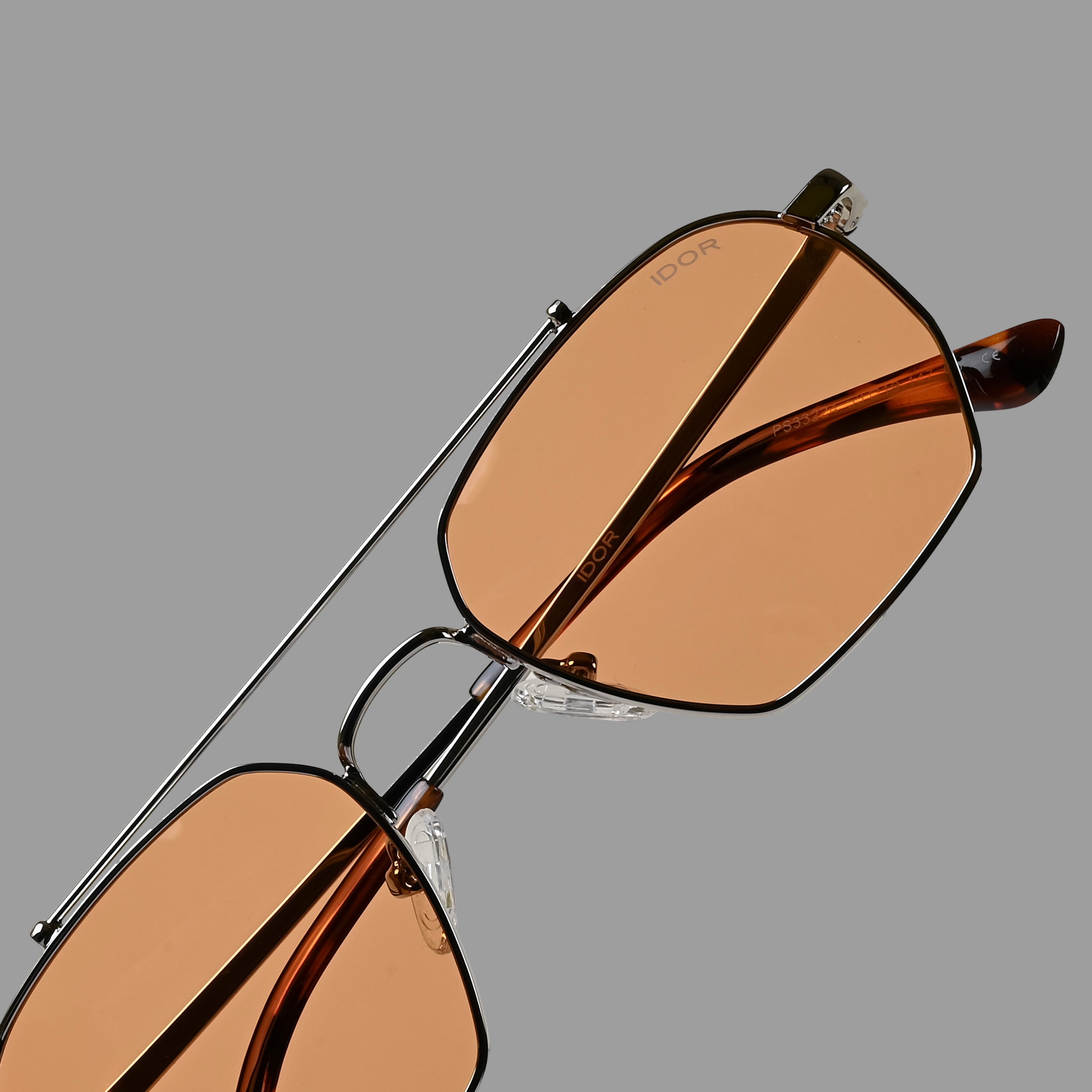 IDOR Premium Metal High Quality Polarized Sunglass for Unisex | IDOR-33224