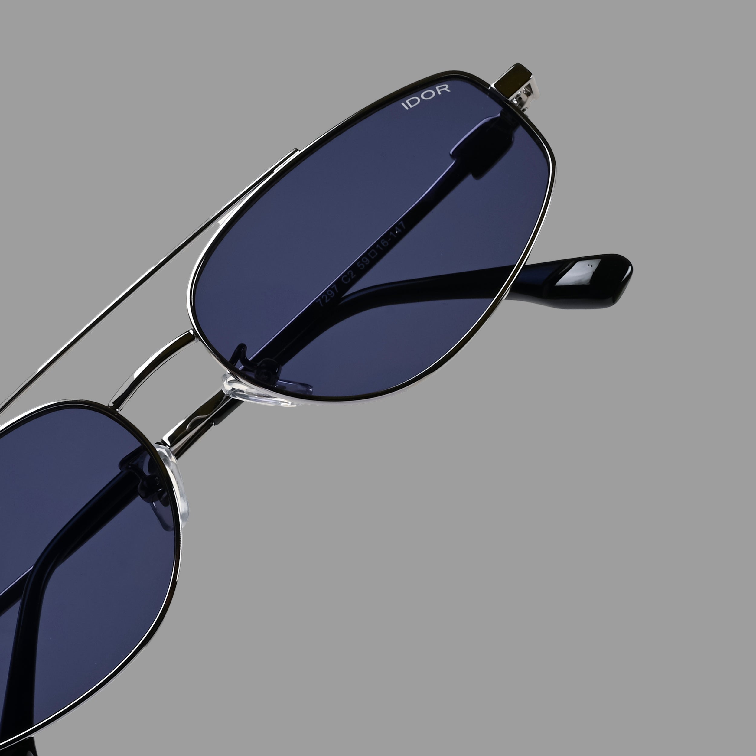 IDOR Premium Metal High Quality Sunglass for Unisex | IDOR-7297