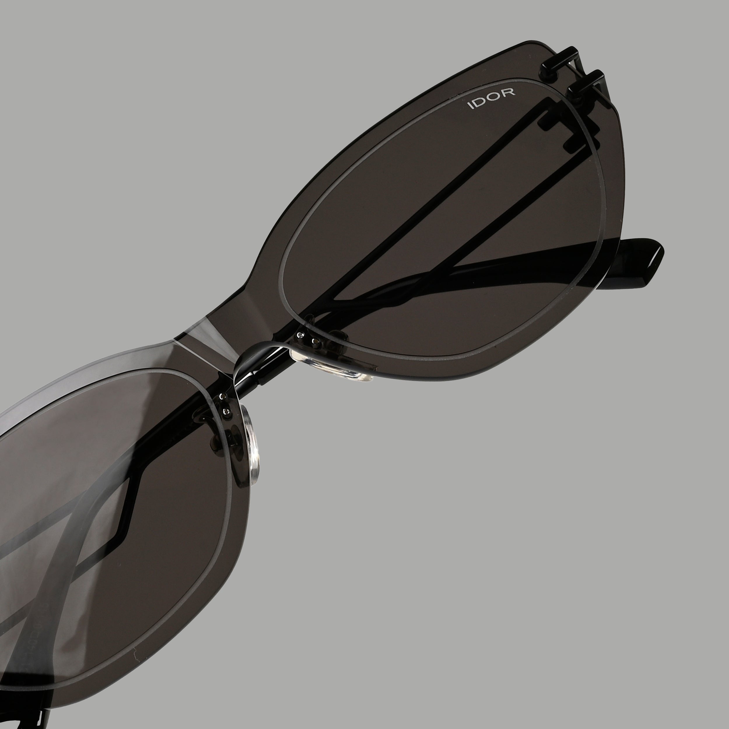 IDOR Premium Metal High Quality Sunglass for Unisex | IDOR-7308