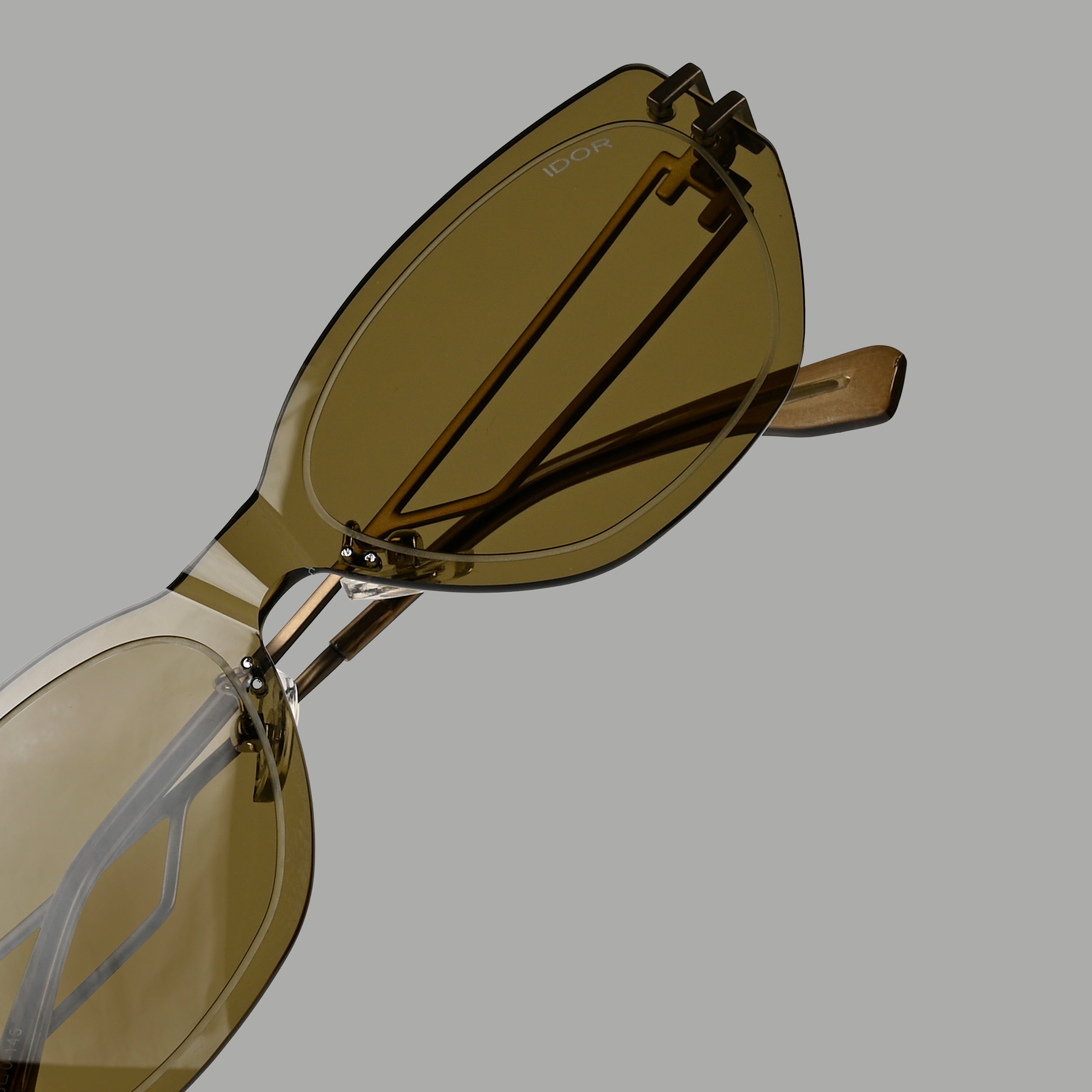 IDOR Premium Metal High Quality Sunglass for Unisex | IDOR-7308