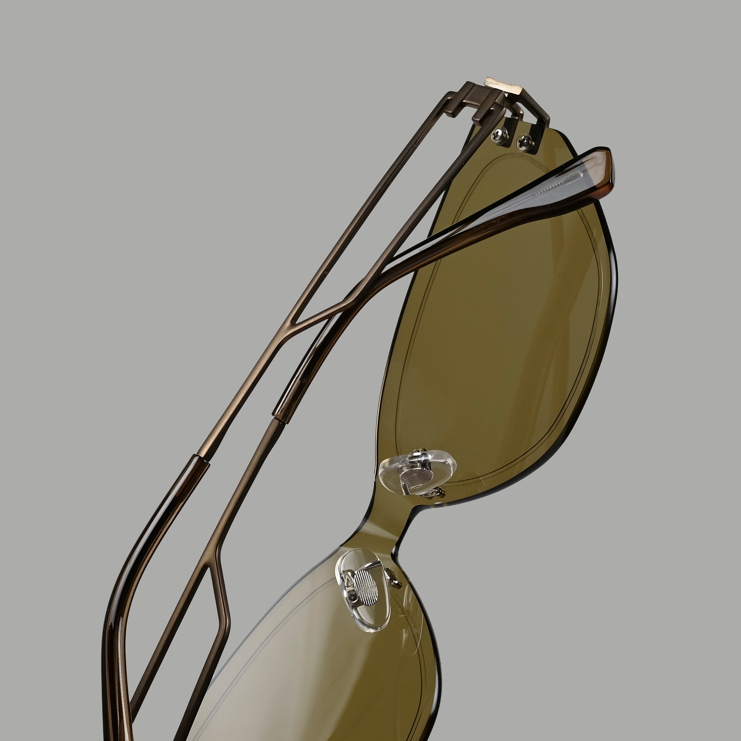 IDOR Premium Metal High Quality Sunglass for Unisex | IDOR-7308