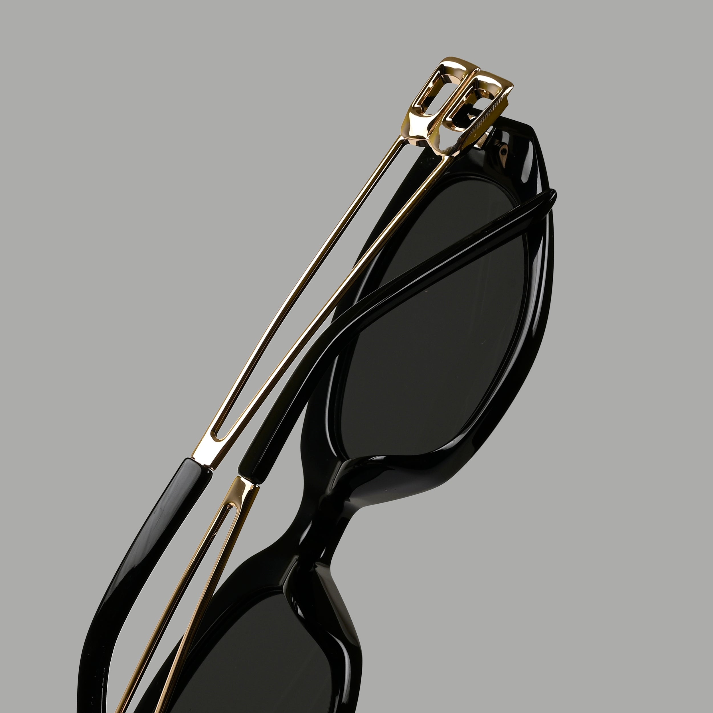 IDOR Premium Metal + Acetate High Quality Sunglass for Unisex | IDOR-9169