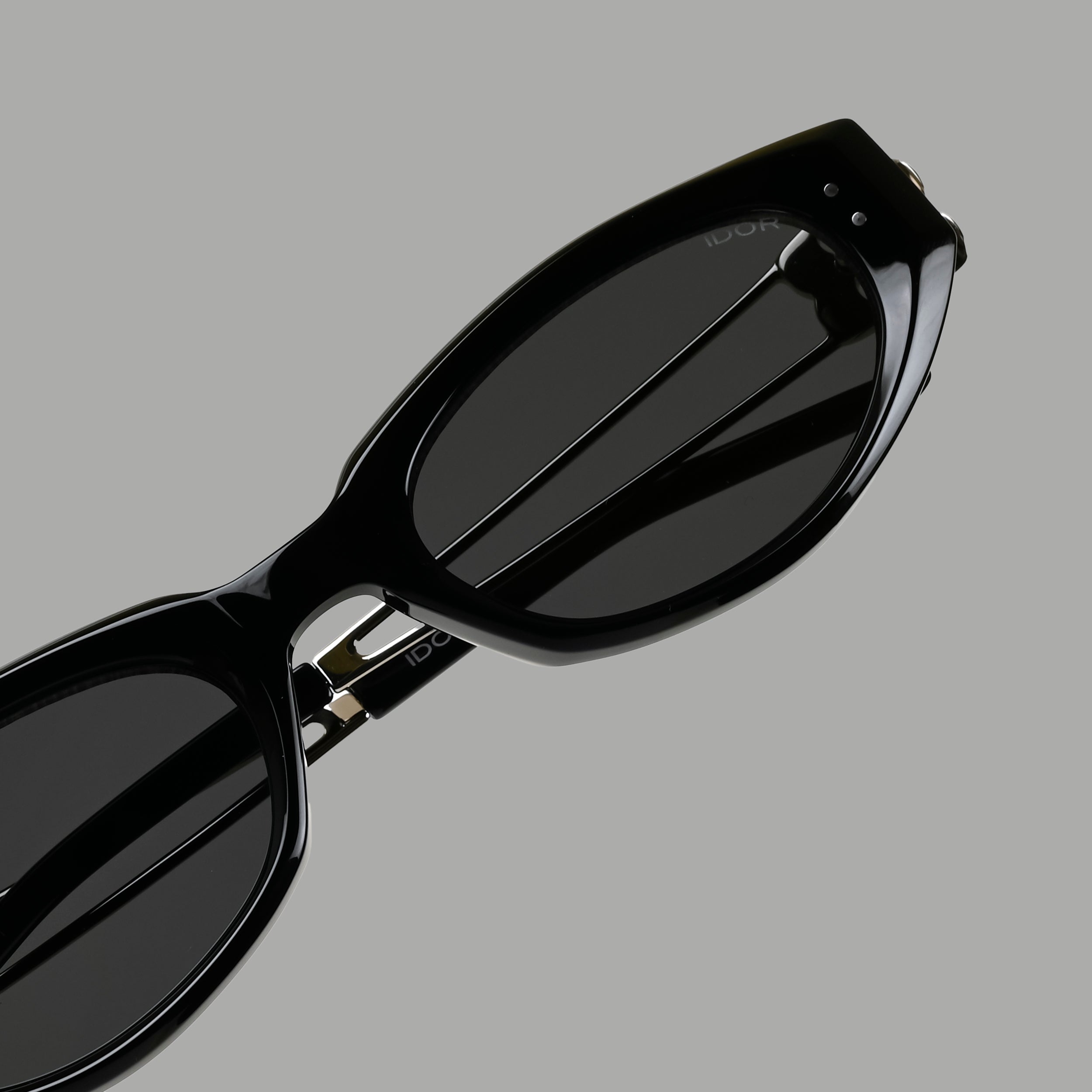 IDOR Premium Metal + Acetate High Quality Sunglass for Unisex | IDOR-9169