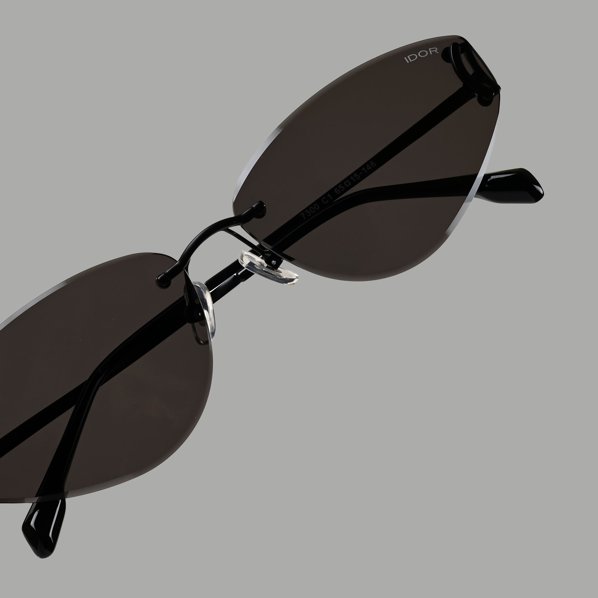 IDOR Premium Metal High Quality Sunglass for Unisex | IDOR-7300