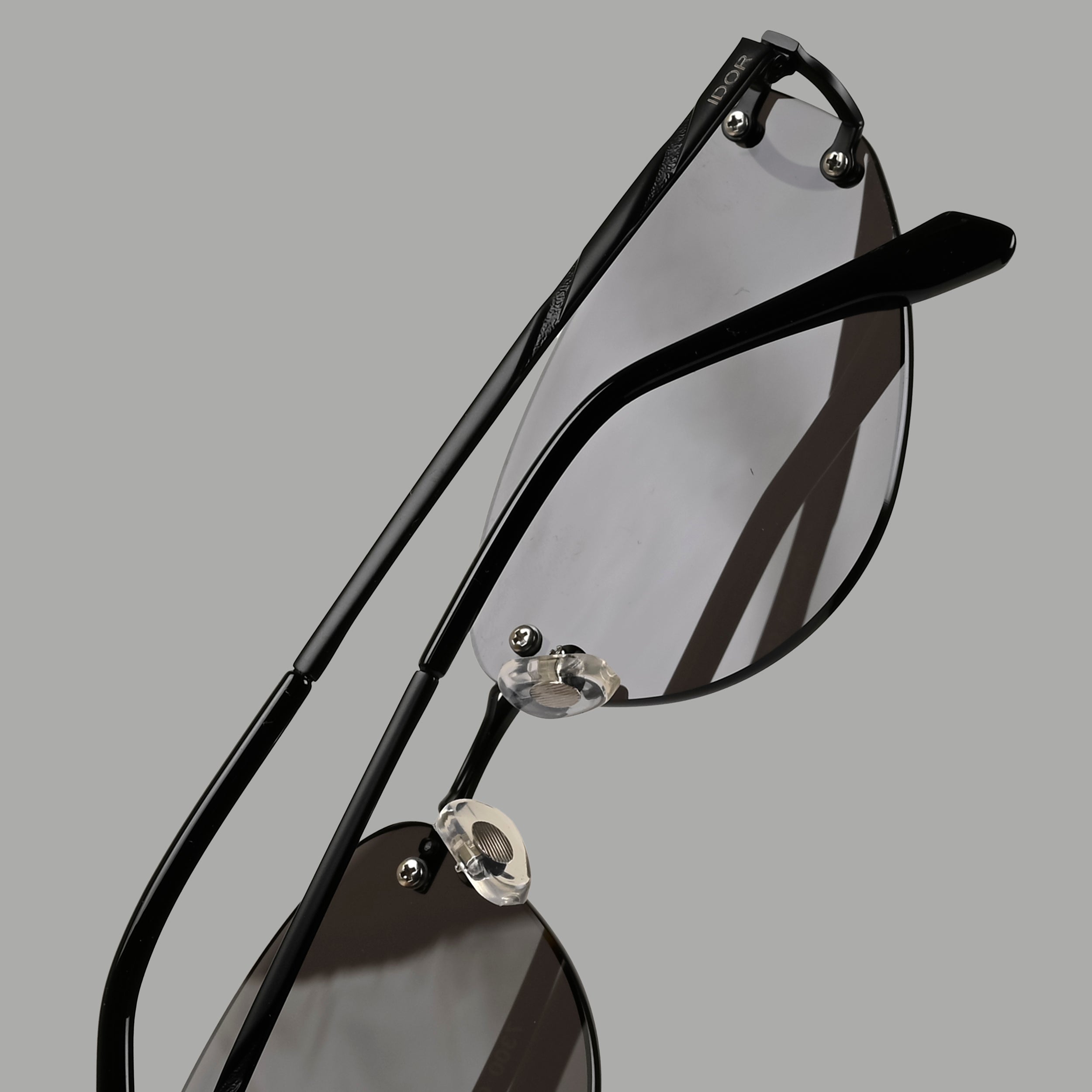 IDOR Premium Metal High Quality Sunglass for Unisex | IDOR-7300