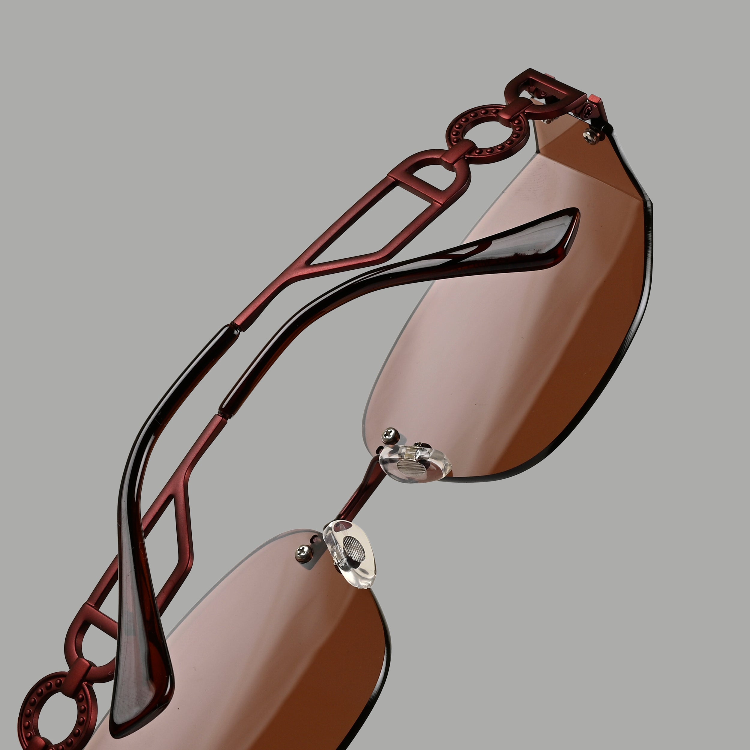 IDOR Premium Metal High Quality Sunglass for Unisex | IDOR-7313