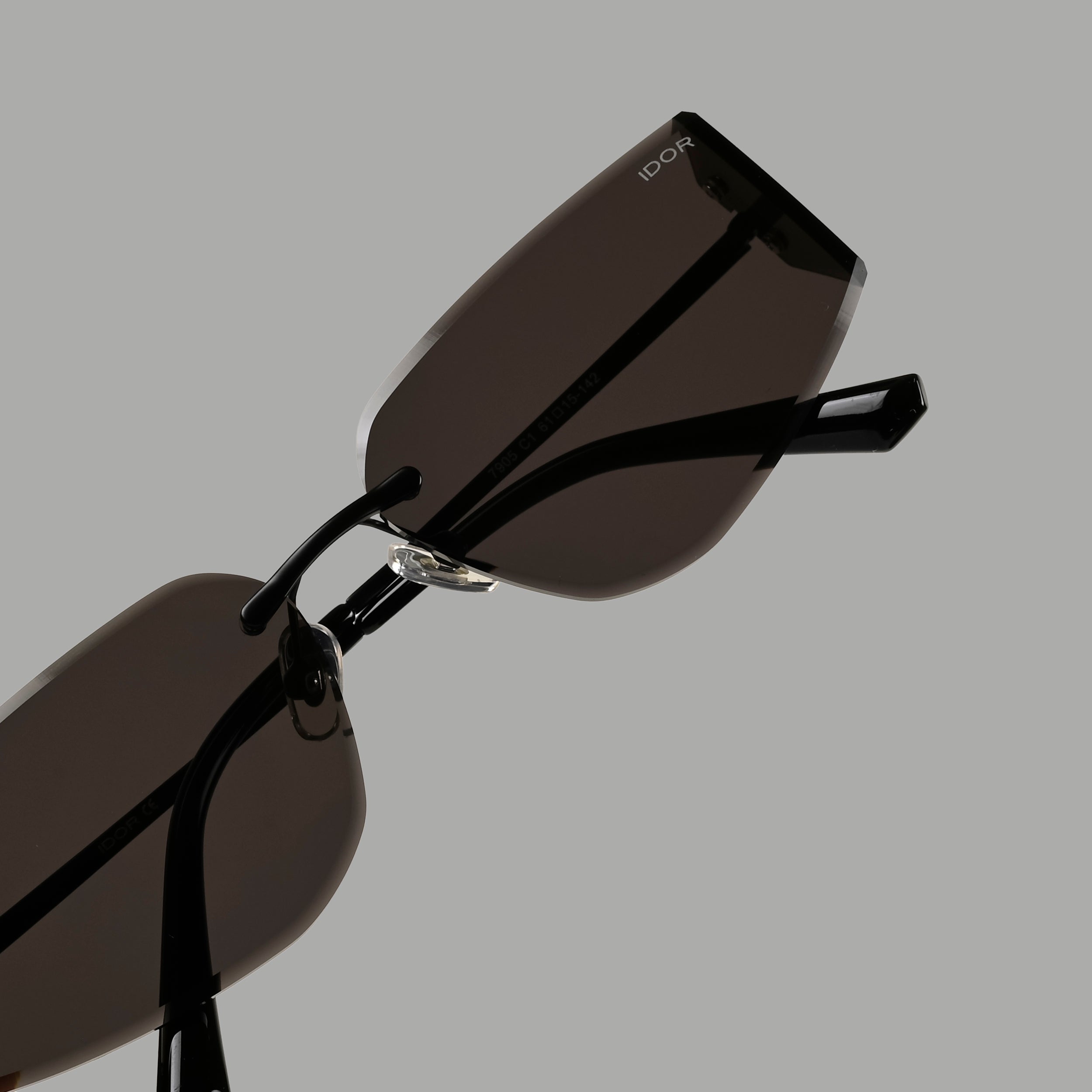 IDOR Premium Metal High Quality Sunglass for Unisex | IDOR-7905