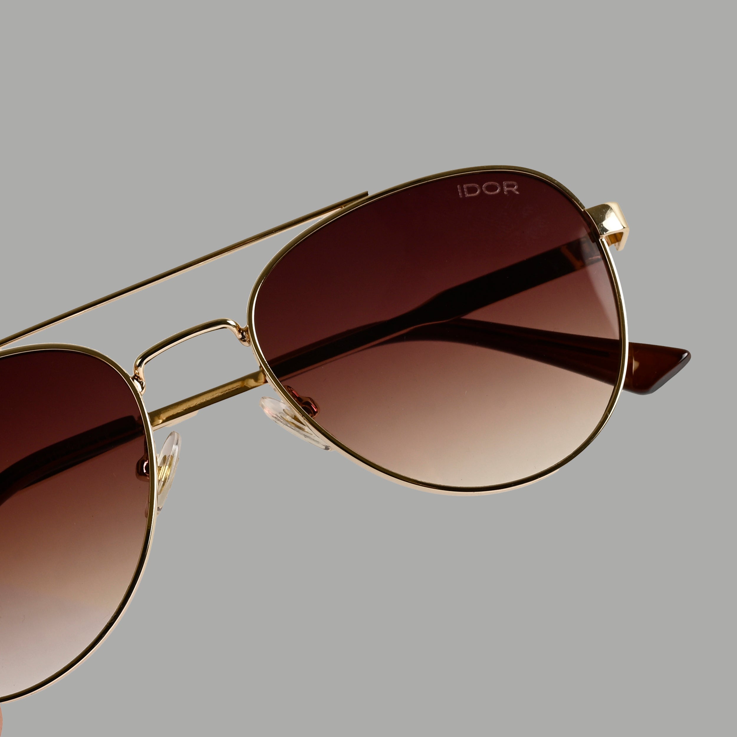 IDOR Premium Metal High Quality Sunglass for Unisex | IDOR-56053