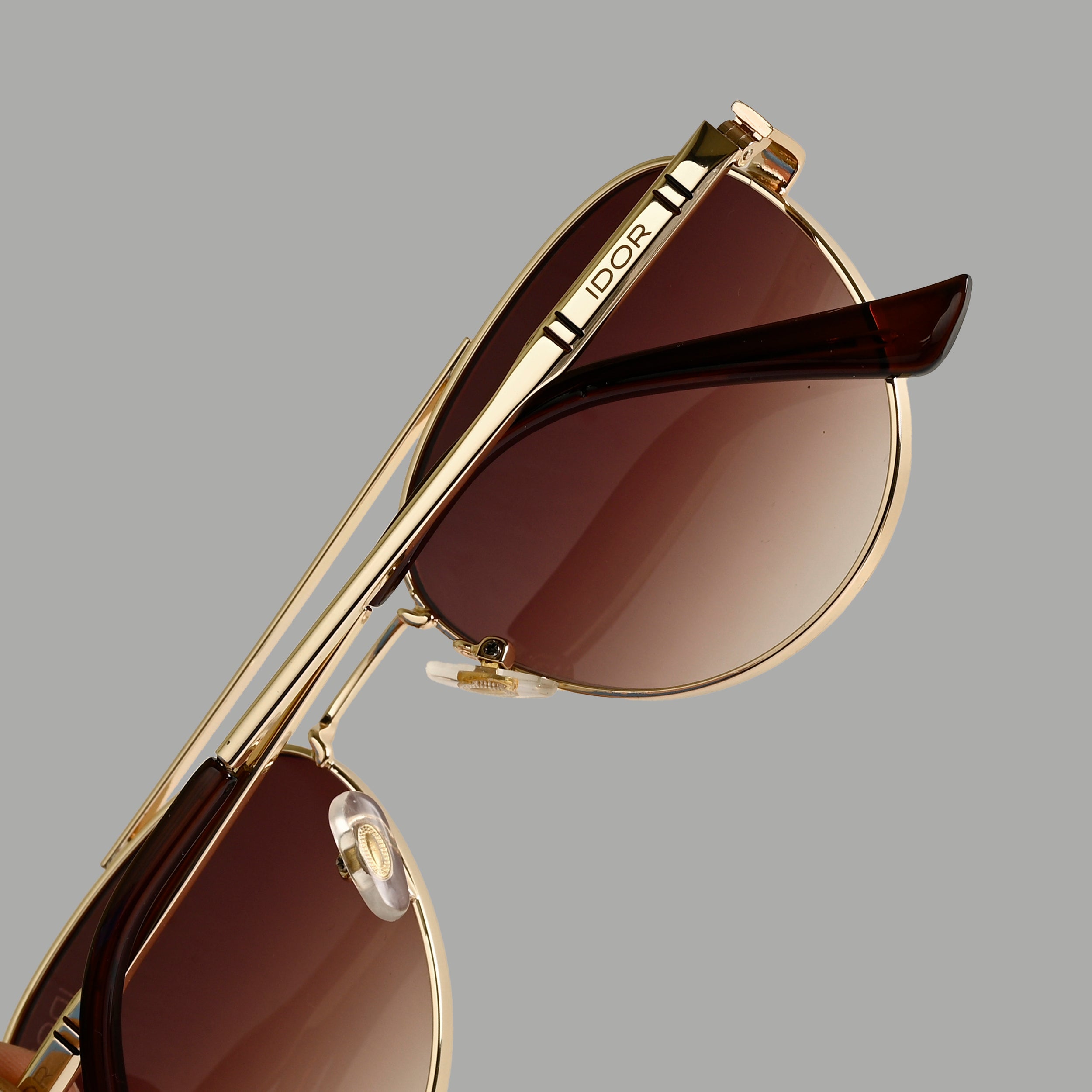 IDOR Premium Metal High Quality Sunglass for Unisex | IDOR-56053