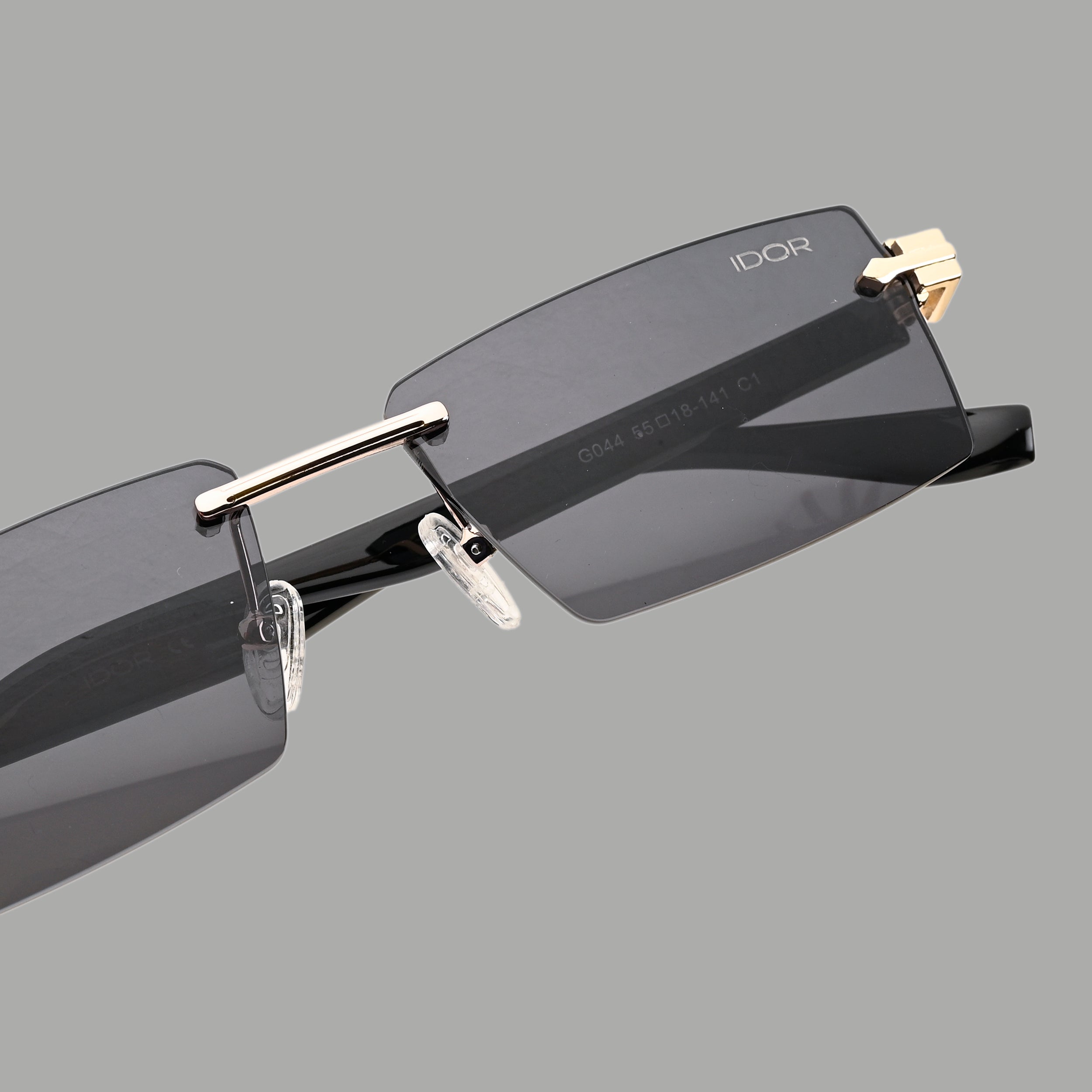 IDOR Premium Metal + TR90 High Quality Sunglass for Unisex | IDOR-044