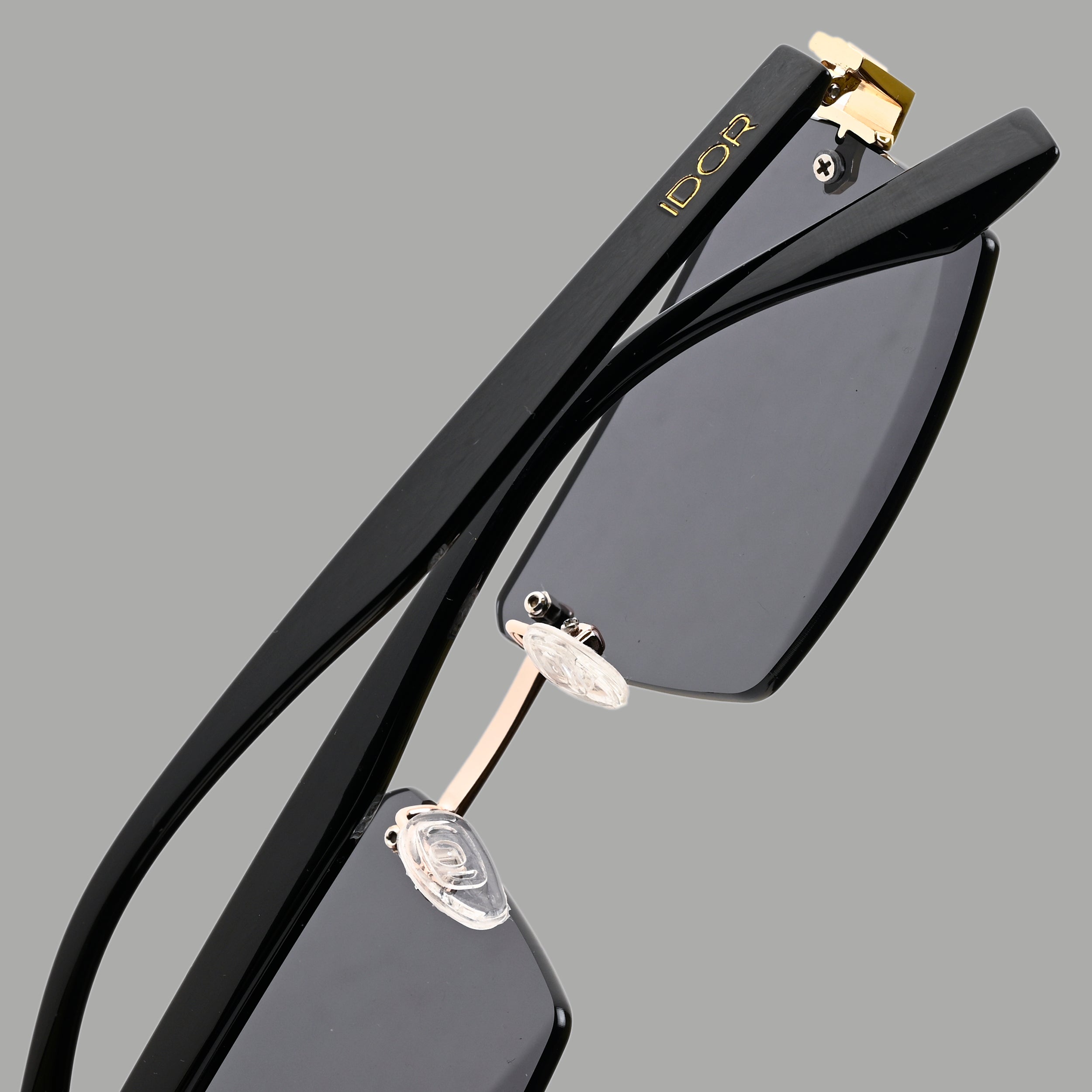 IDOR Premium Metal + TR90 High Quality Sunglass for Unisex | IDOR-044