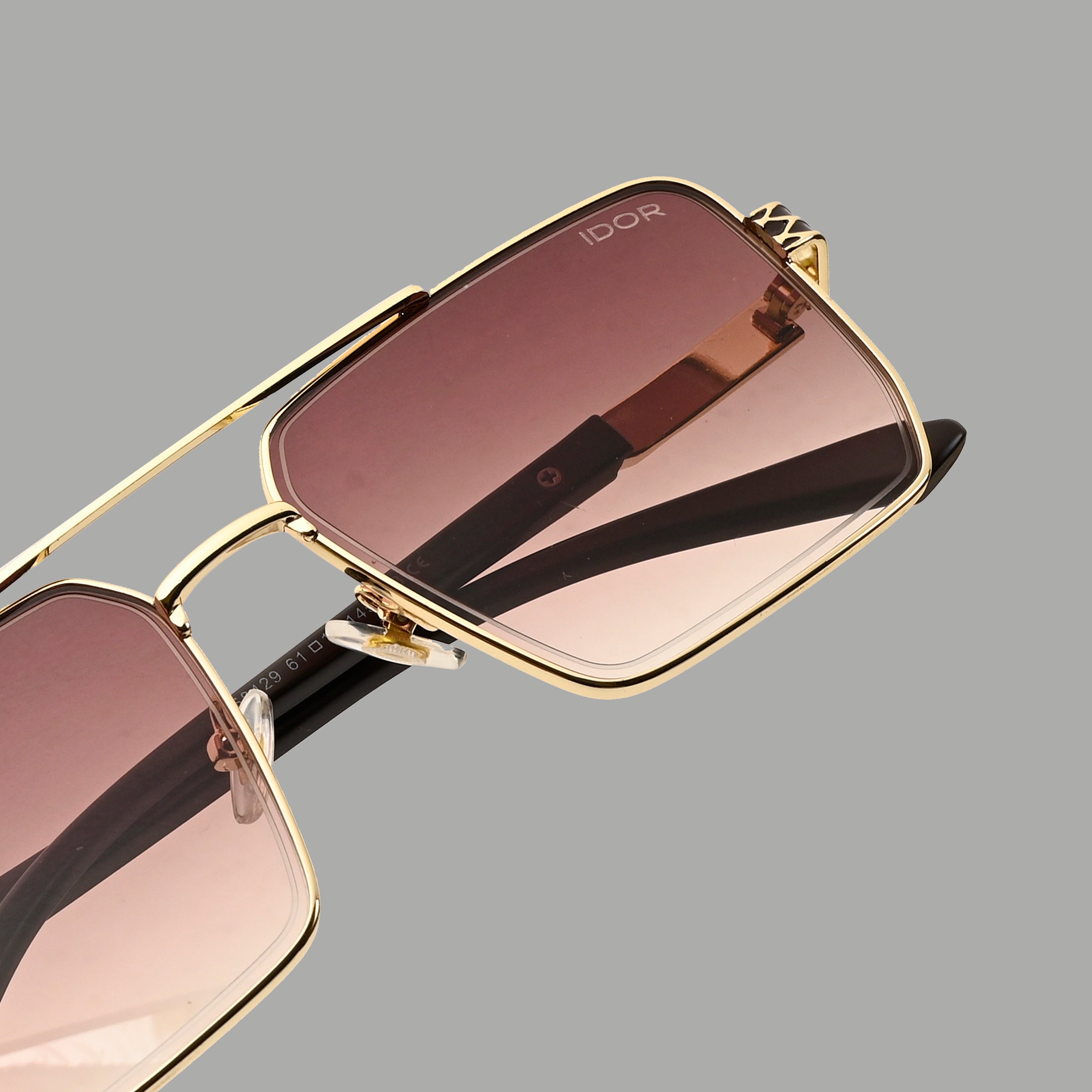 IDOR Premium Metal High Quality Sunglass for Unisex | IDOR-58429