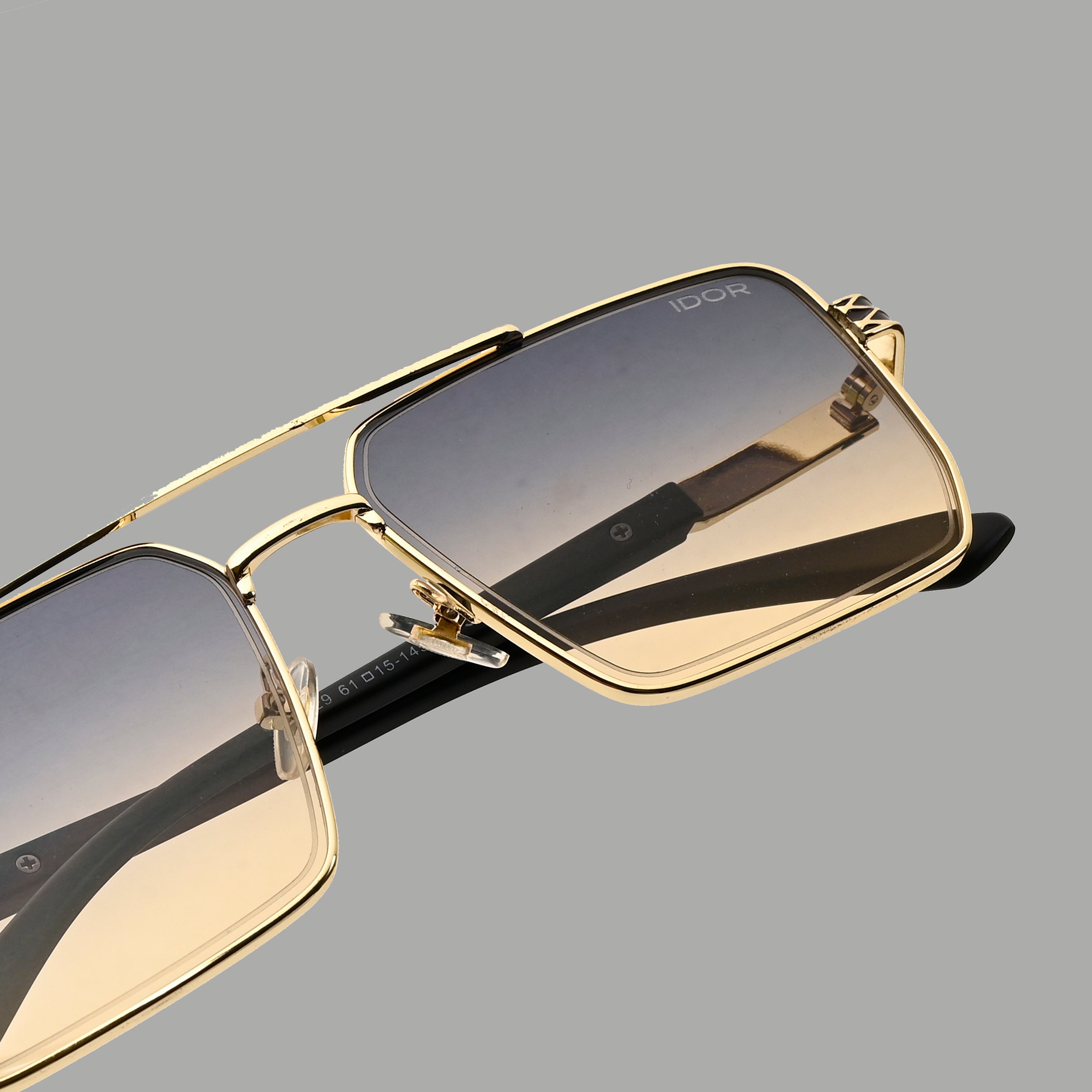 IDOR Premium Metal High Quality Sunglass for Unisex | IDOR-58429