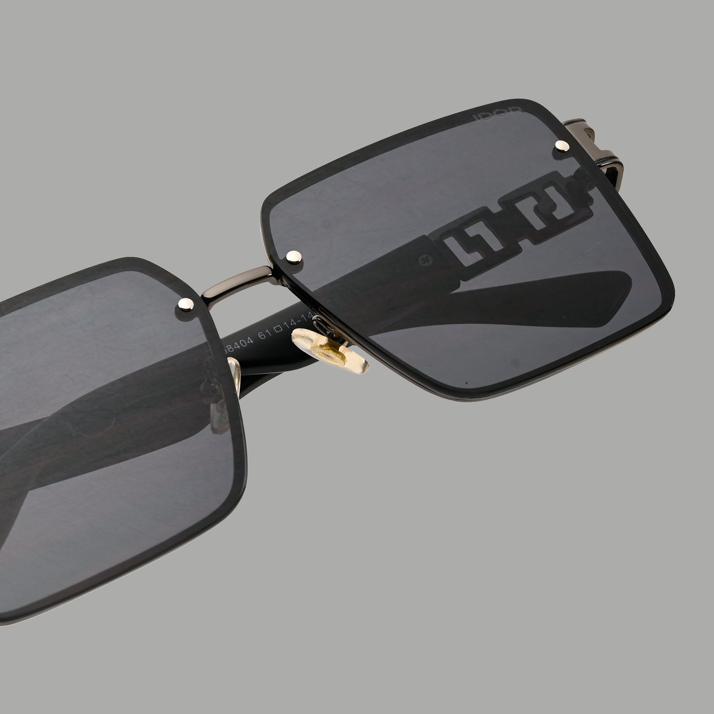 IDOR Premium Metal High Quality Sunglass for Unisex | IDOR-58404