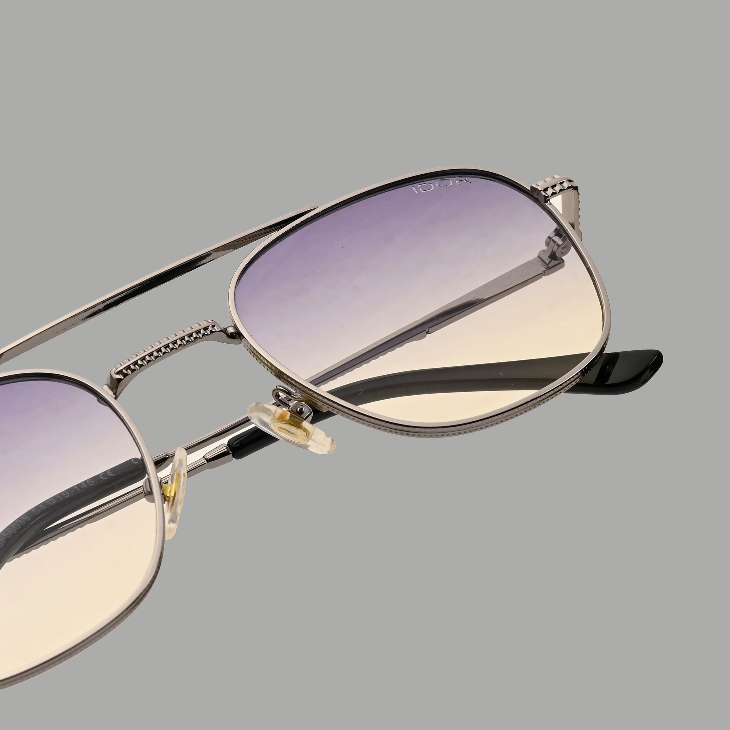 IDOR Premium Metal High Quality Sunglass for Unisex | IDOR-56039