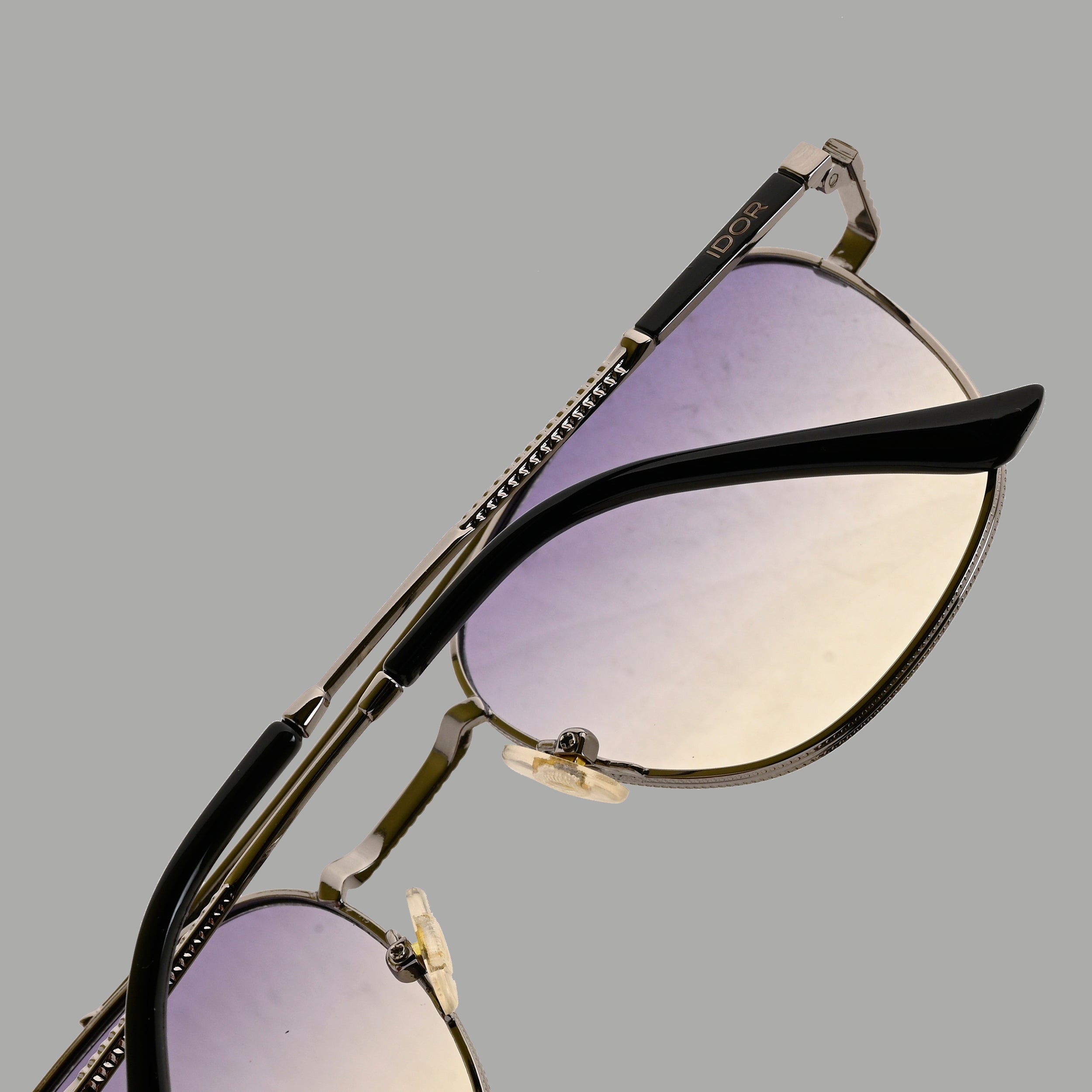 IDOR Premium Metal High Quality Sunglass for Unisex | IDOR-56039