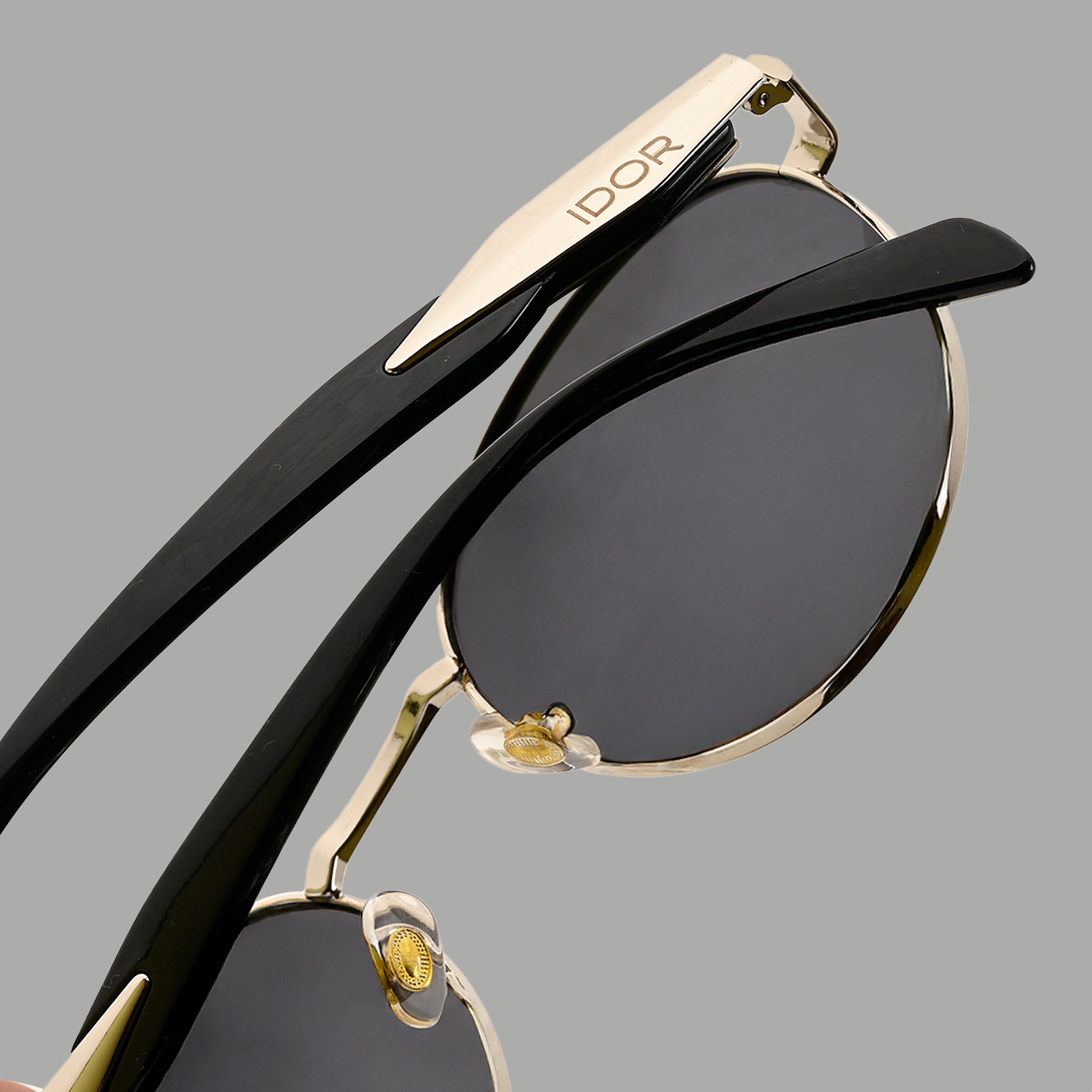 IDOR Premium Metal High Quality Polarized Sunglass for Unisex | IDOR-56067