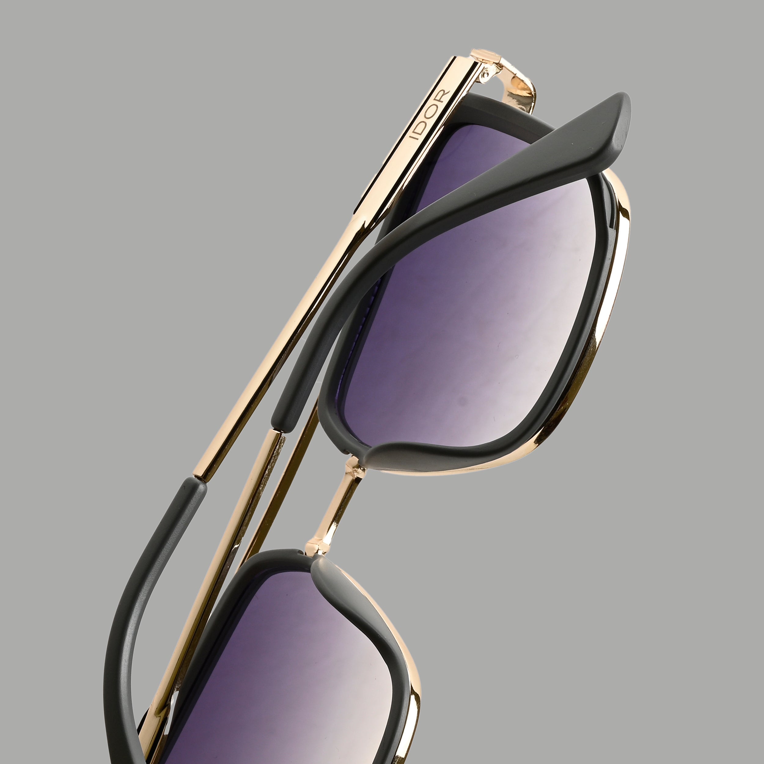 IDOR Premium Metal High Quality Sunglass for Unisex | IDOR-58503