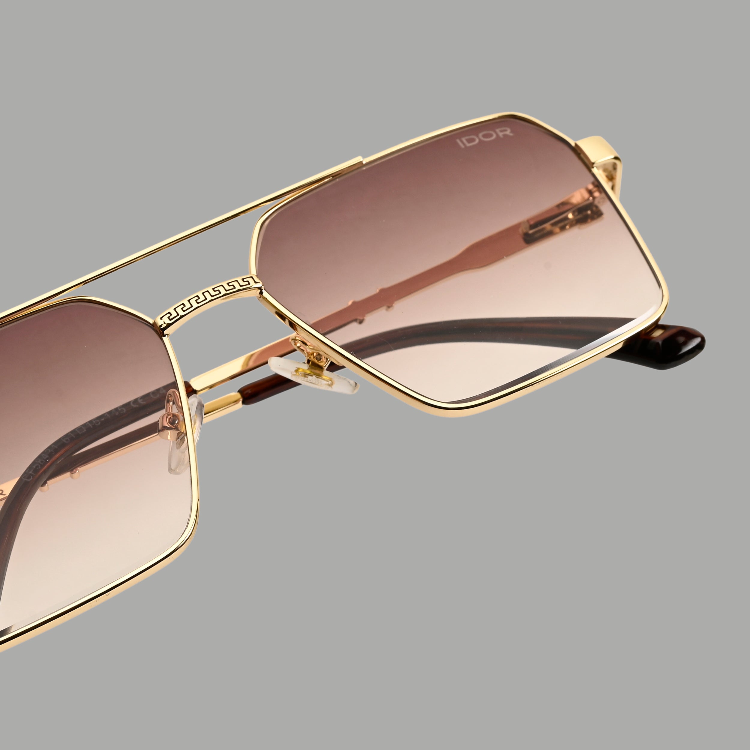 IDOR Premium Metal High Quality Sunglass for Unisex | IDOR-58431
