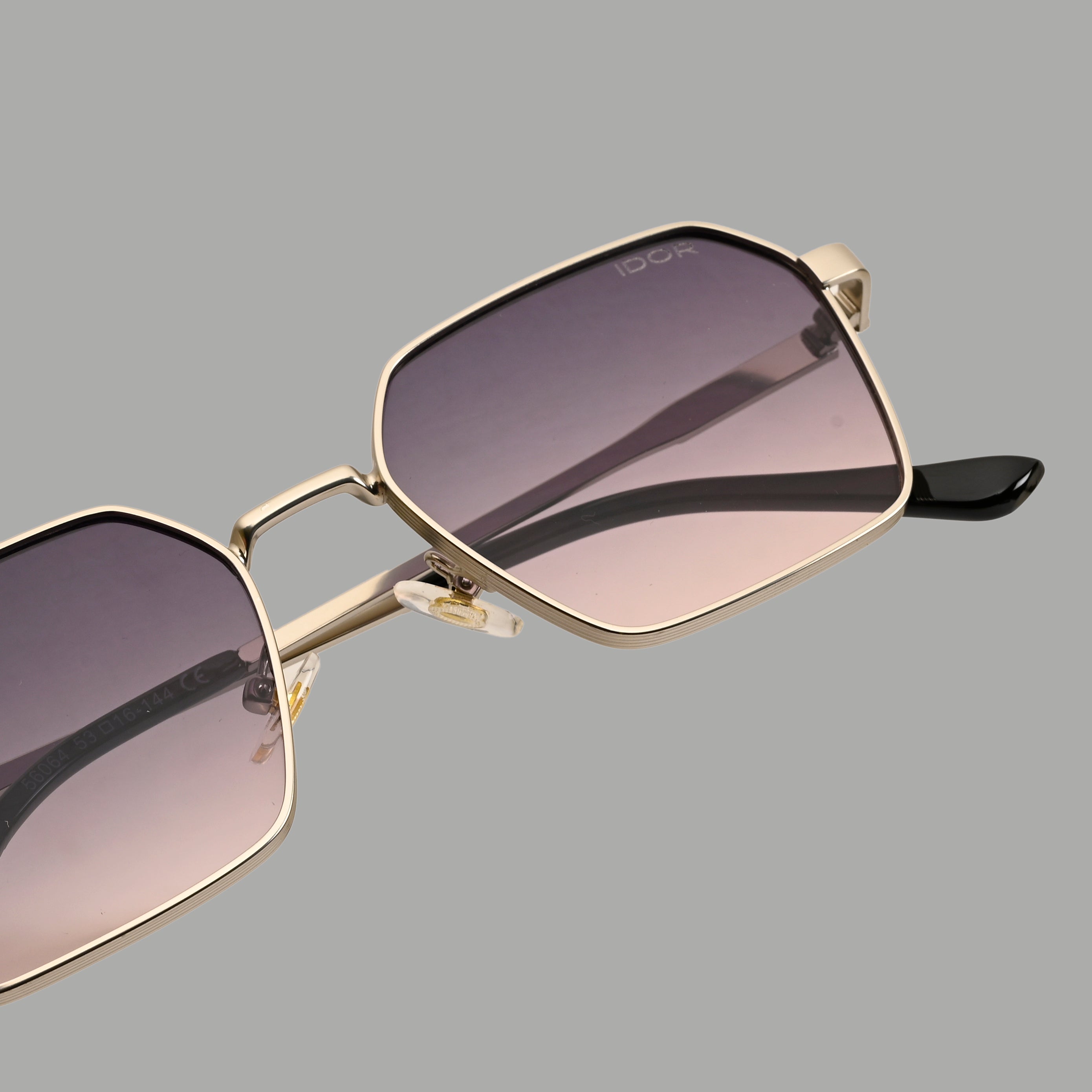 IDOR Premium Metal High Quality Sunglass for Unisex | IDOR-56064