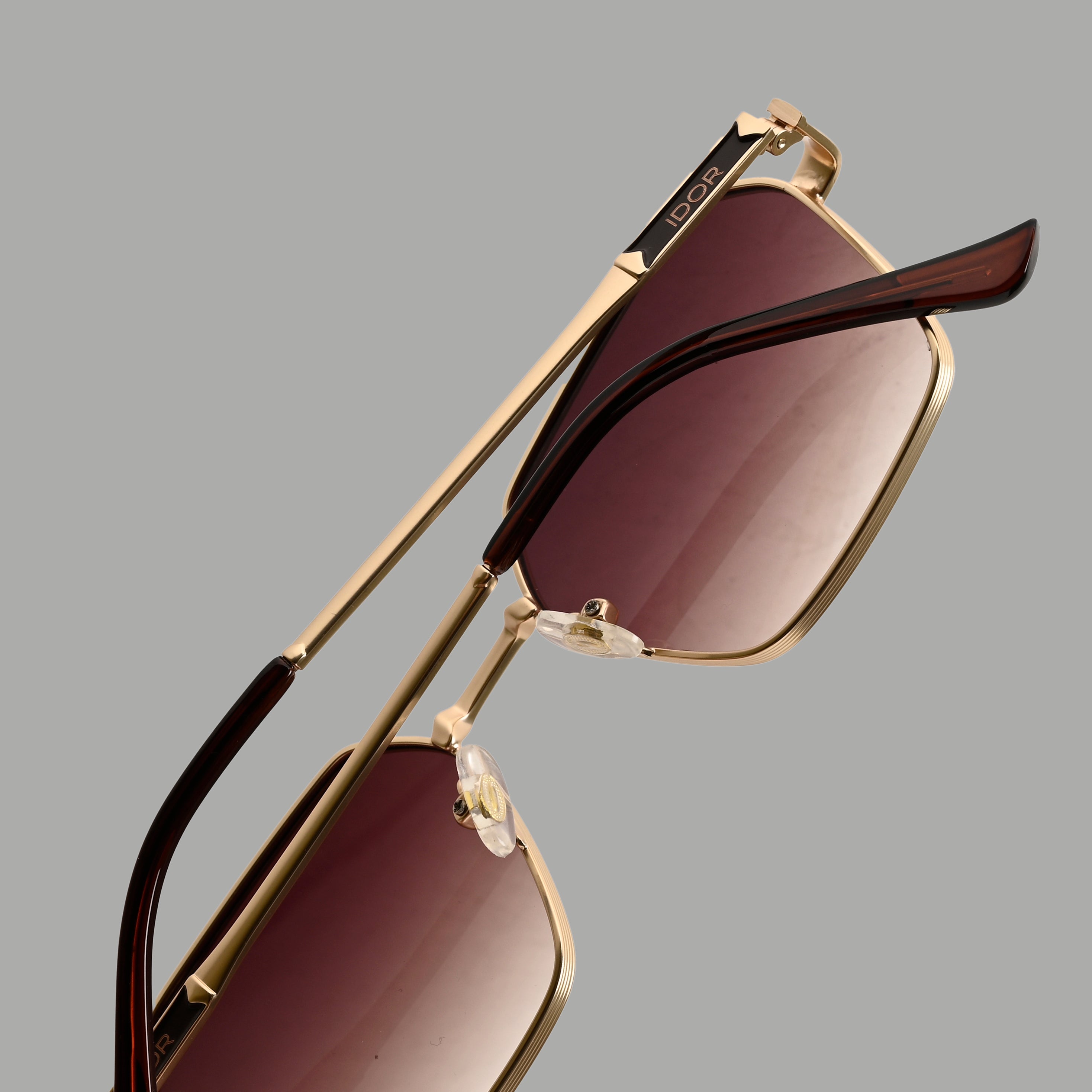 IDOR Premium Metal High Quality Sunglass for Unisex | IDOR-56064