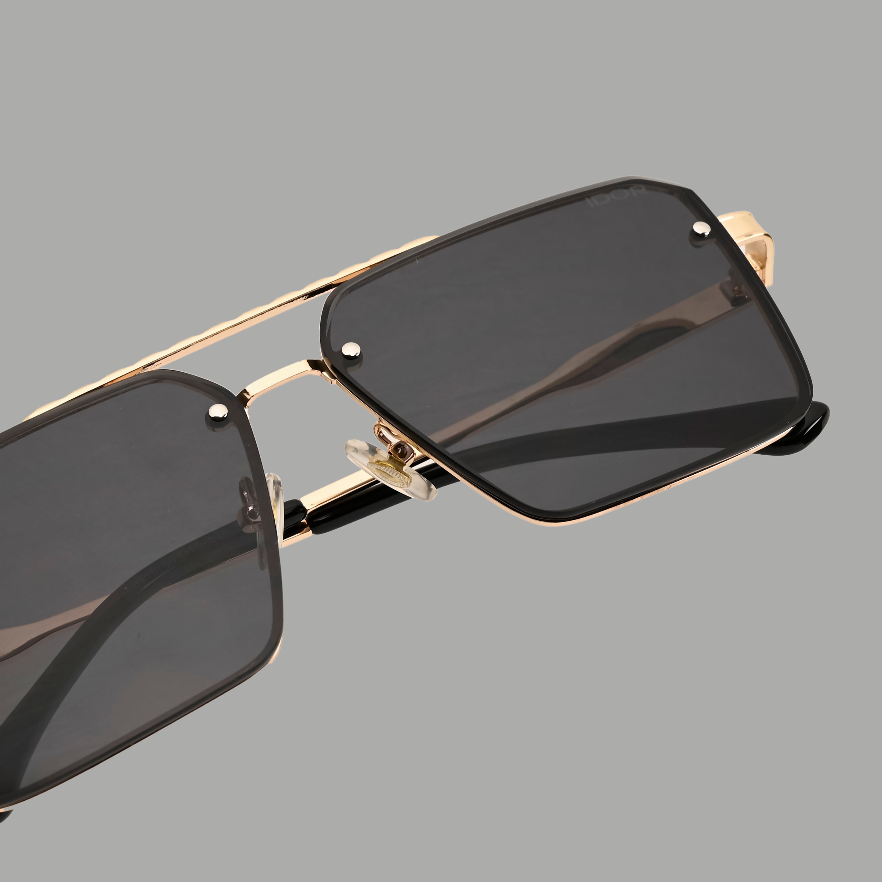 IDOR Premium Metal High Quality Sunglass for Unisex | IDOR-58416