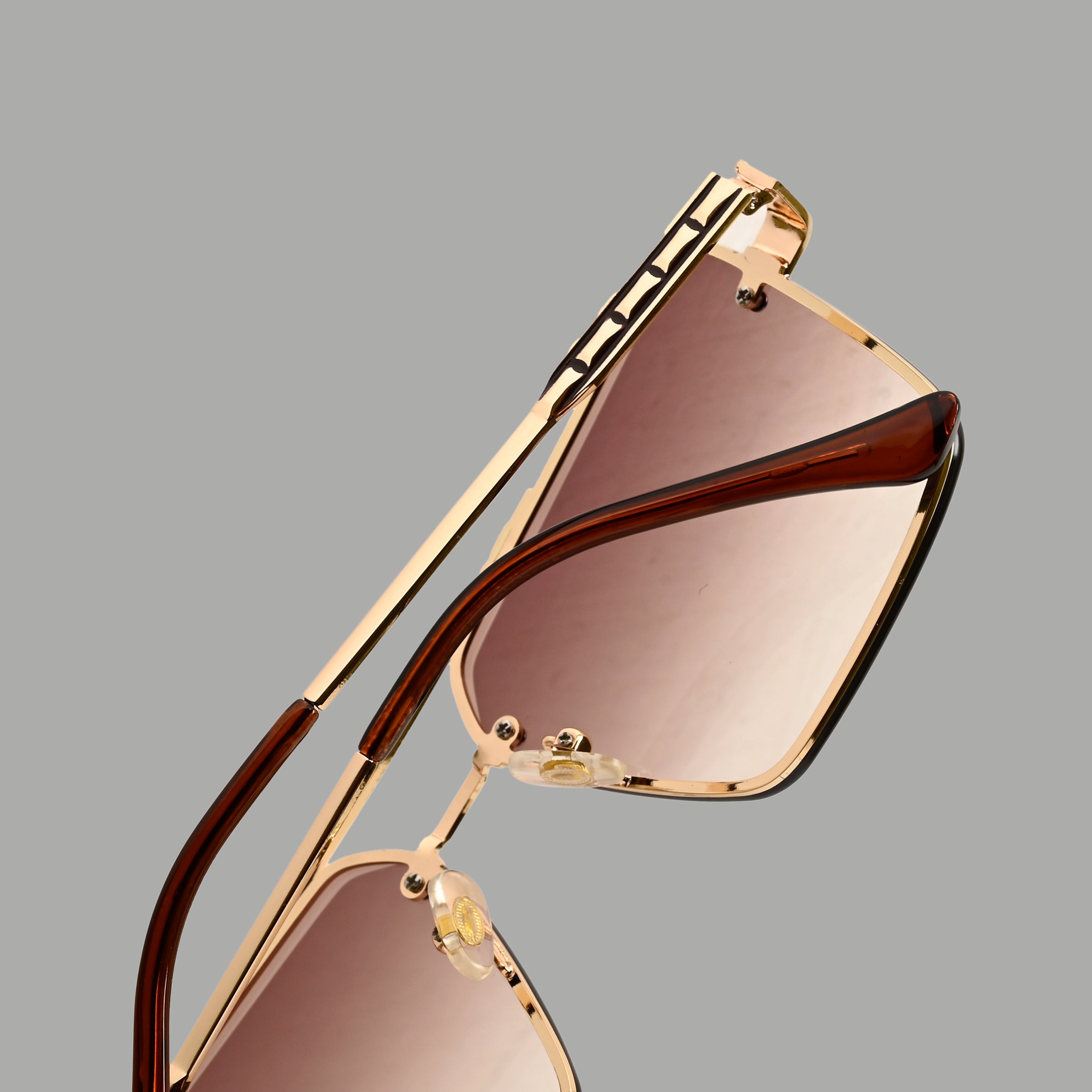 IDOR Premium Metal High Quality Sunglass for Unisex | IDOR-58416