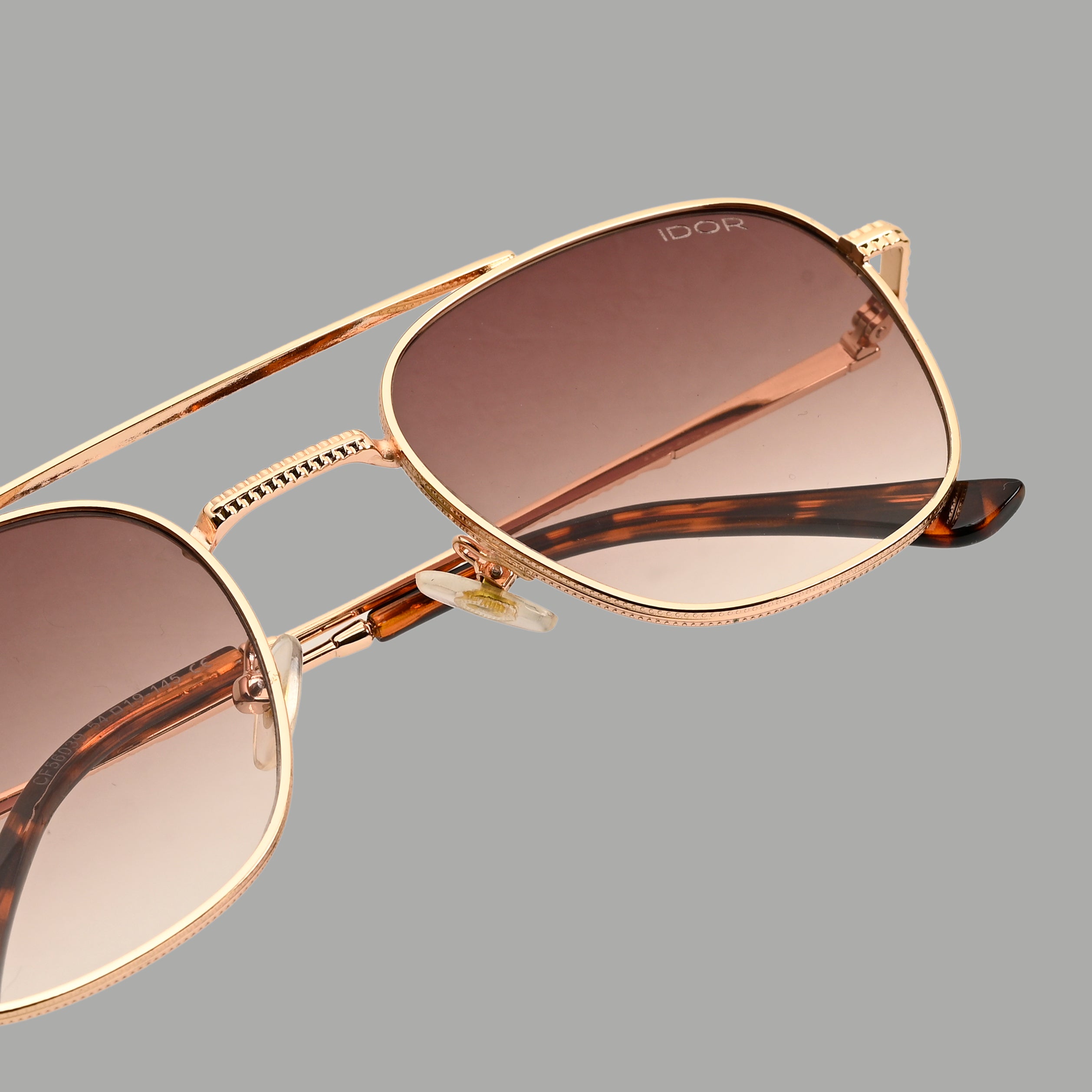 IDOR Premium Metal High Quality Sunglass for Unisex | IDOR-56039