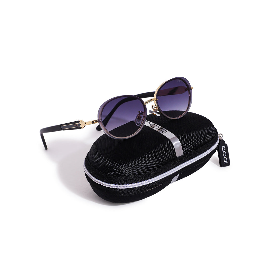 IDOR Premium Metal High Quality Sunglass for Women | IDOR-2612