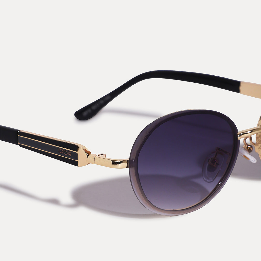 IDOR Premium Metal High Quality Sunglass for Women | IDOR-2612