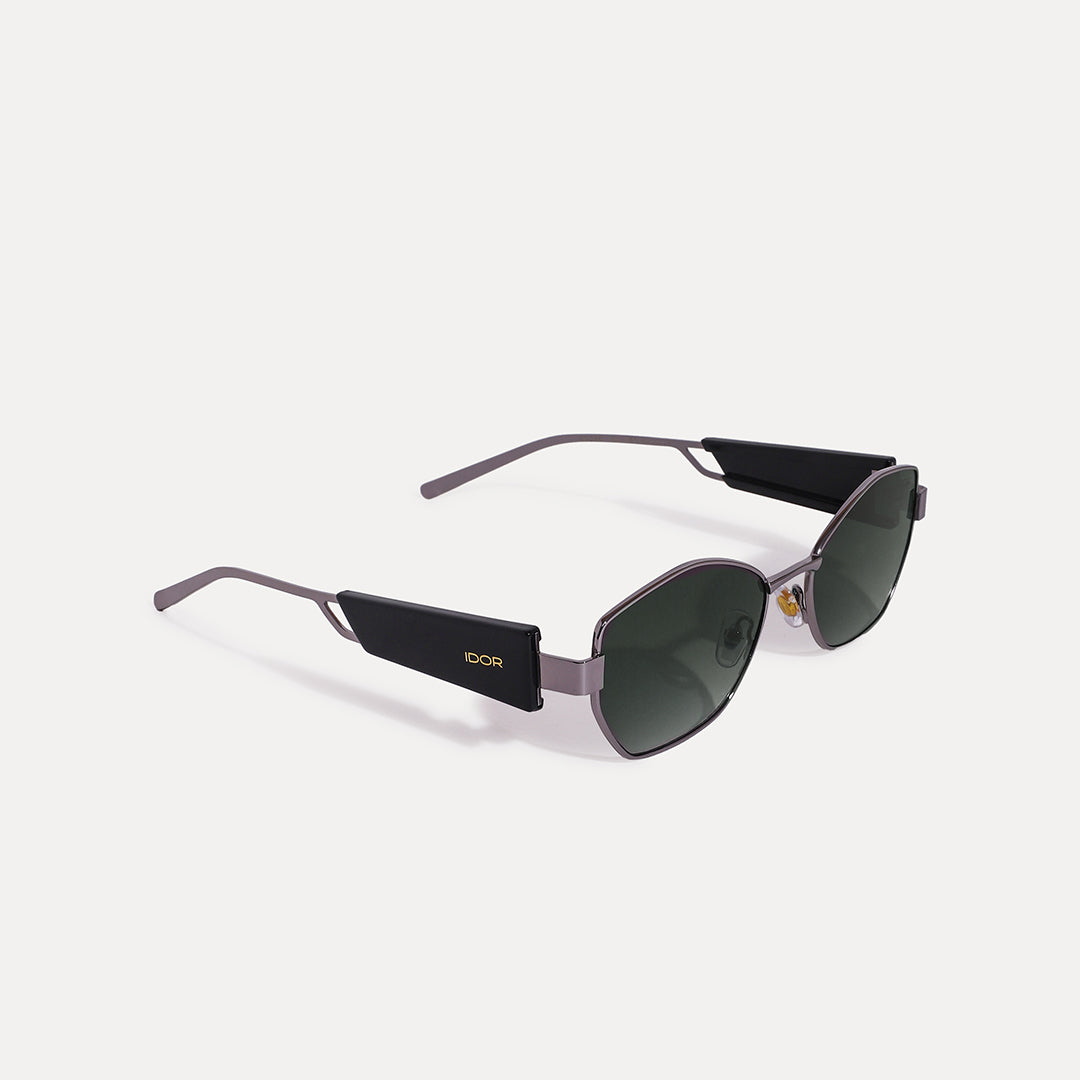 IDOR Premium Metal High Quality Sunglass for Women | IDOR-69286