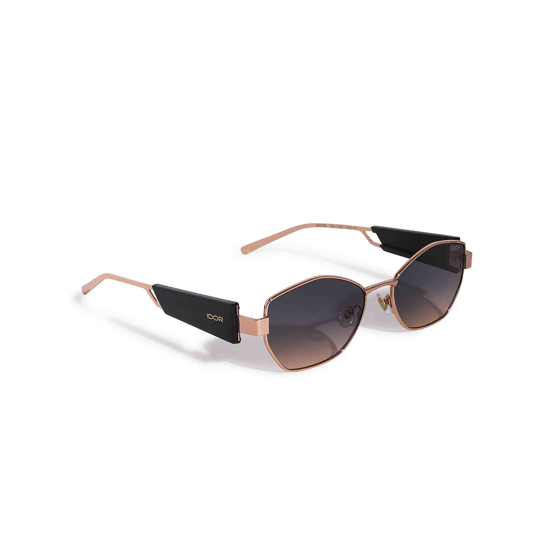 IDOR Premium Metal High Quality Sunglass for Women | IDOR-69286