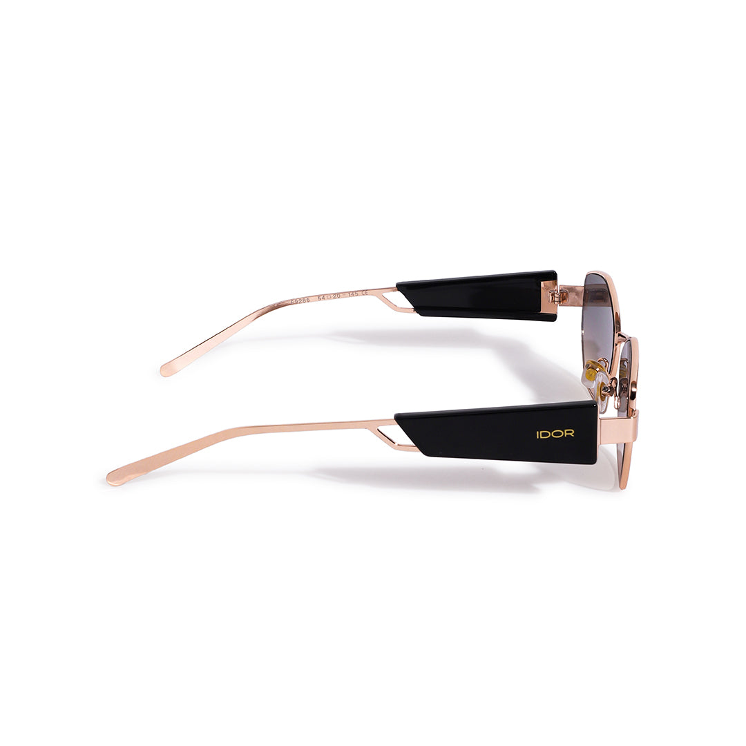 IDOR Premium Metal High Quality Sunglass for Women | IDOR-69286