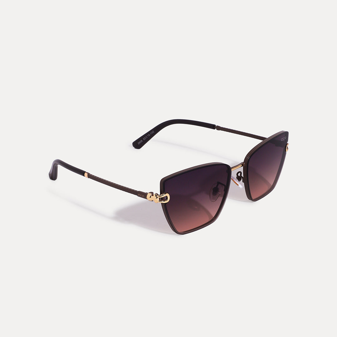IDOR Premium Metal High Quality Sunglass for Women | IDOR-2608
