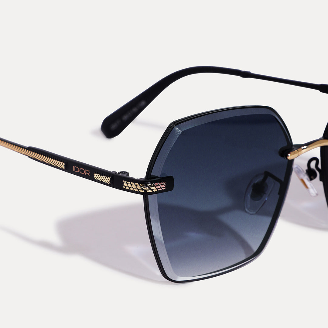 IDOR Premium Metal High Quality Sunglass for Men & Women | IDOR-2577