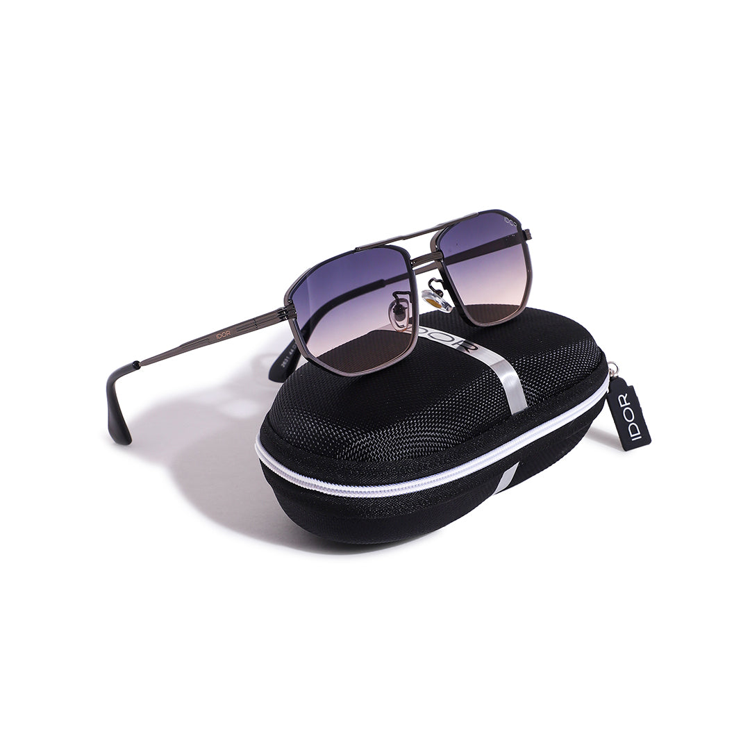 IDOR Premium Metal High Quality Sunglass for Men | IDOR-2631